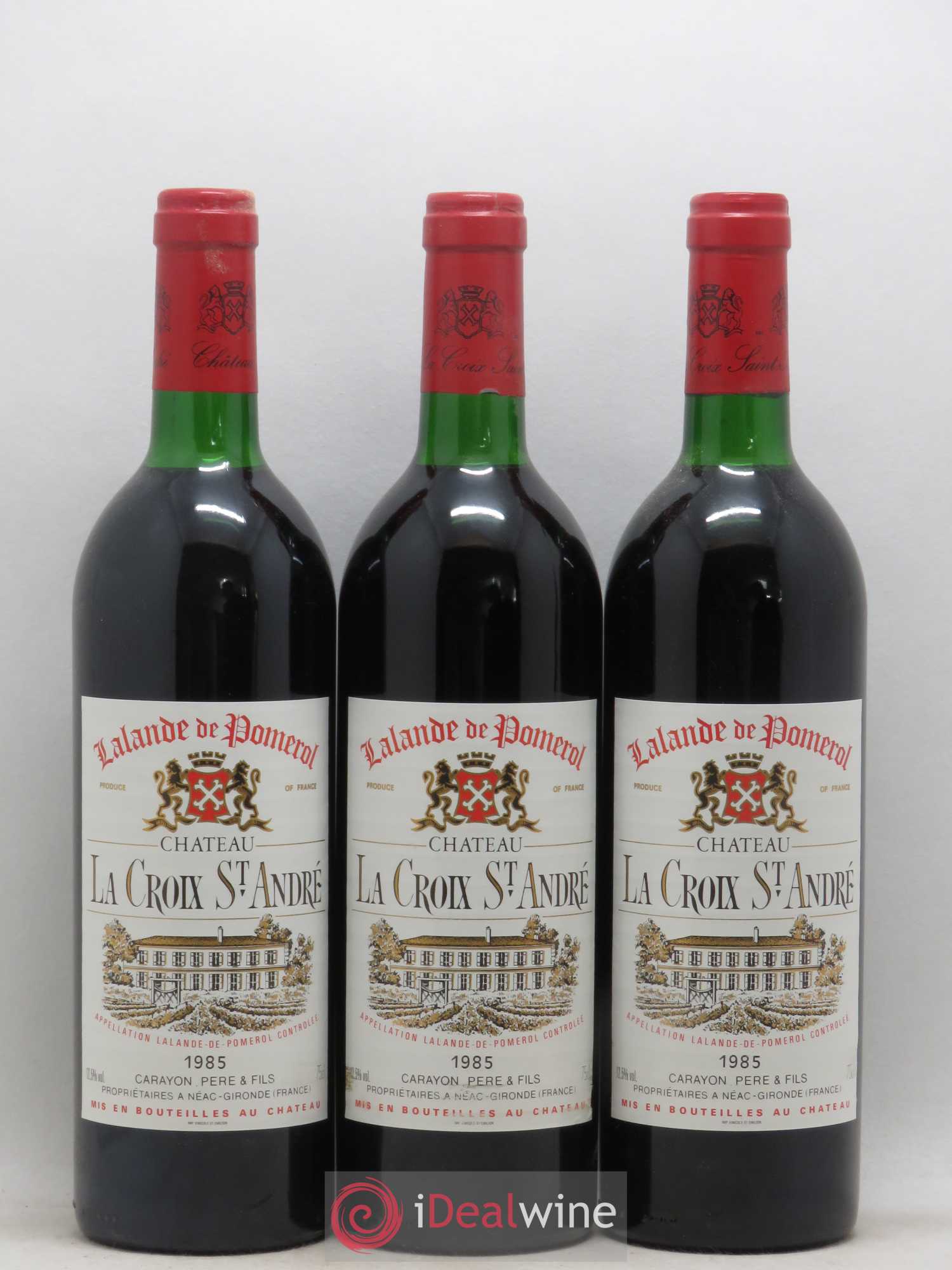 Château La Croix Saint André 1985 - Lot de 12 bouteilles - 2