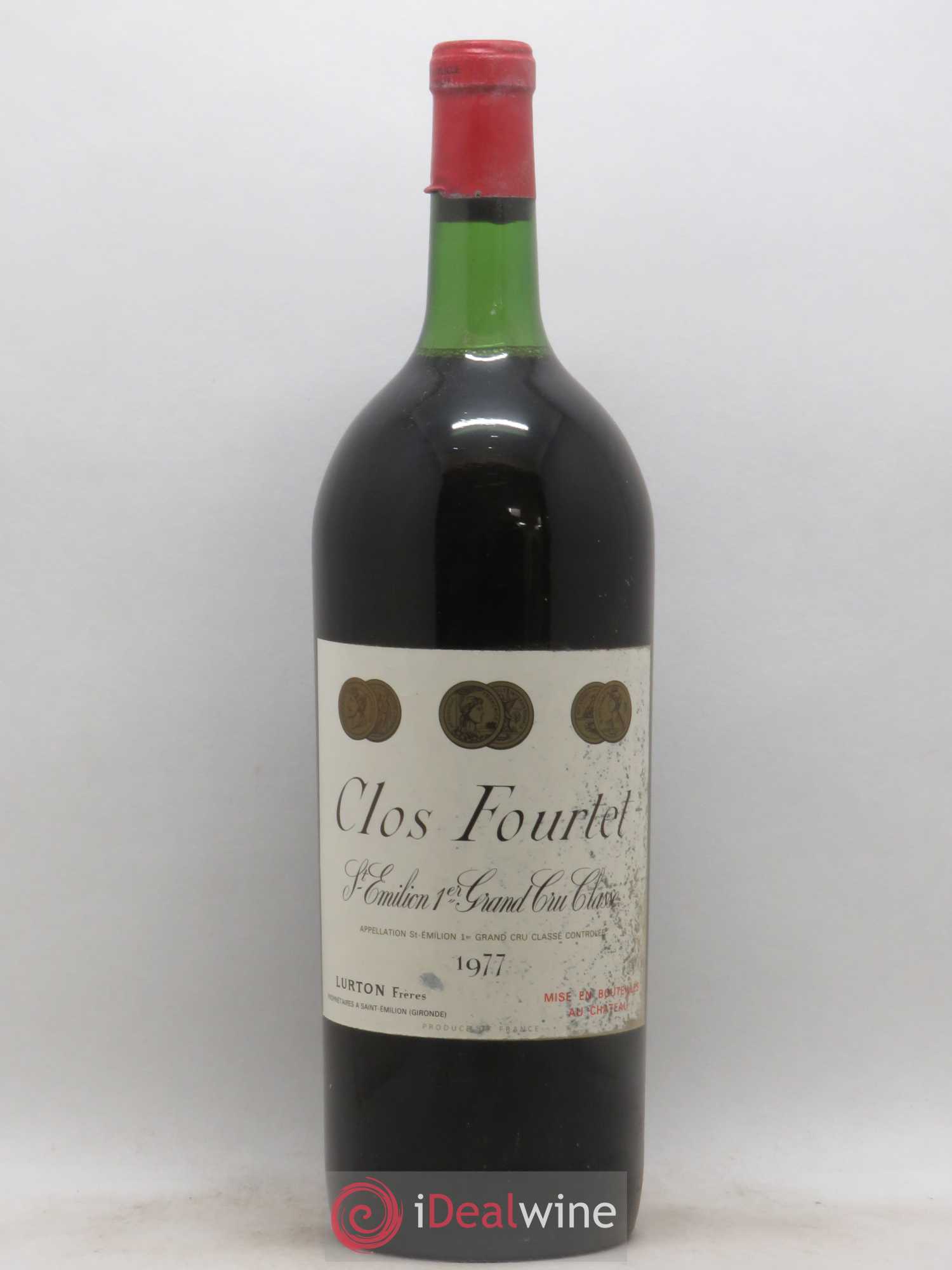 Clos Fourtet 1er Grand Cru Classé B 1977 - Lot de 1 magnum - 0