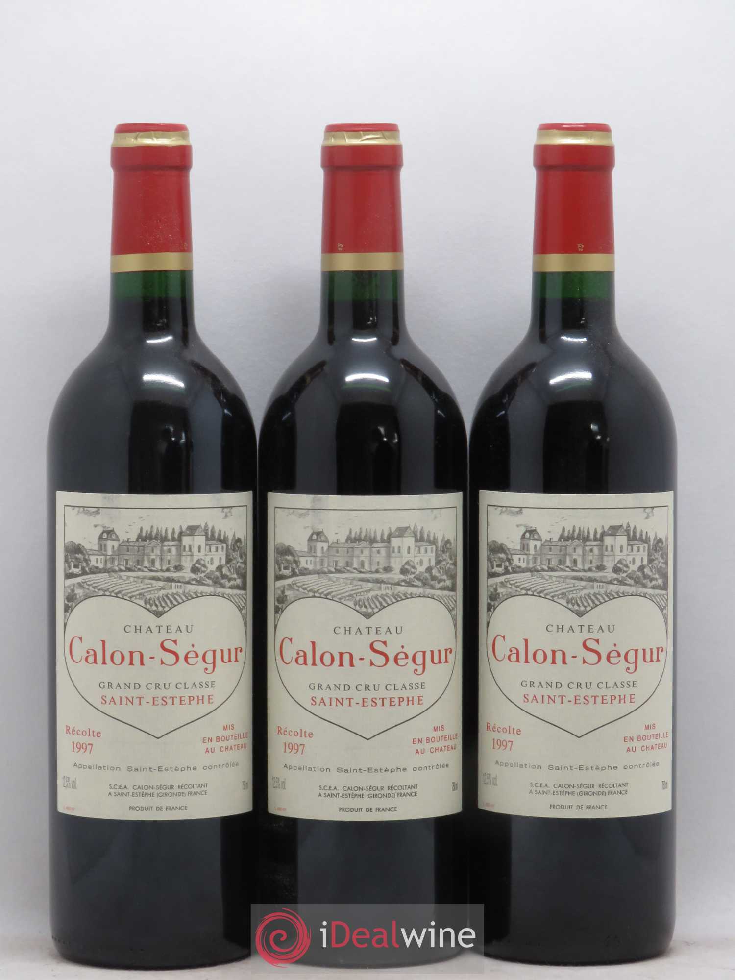Château Calon Ségur 3ème Grand Cru Classé 1997 - Lot de 6 bouteilles - 1