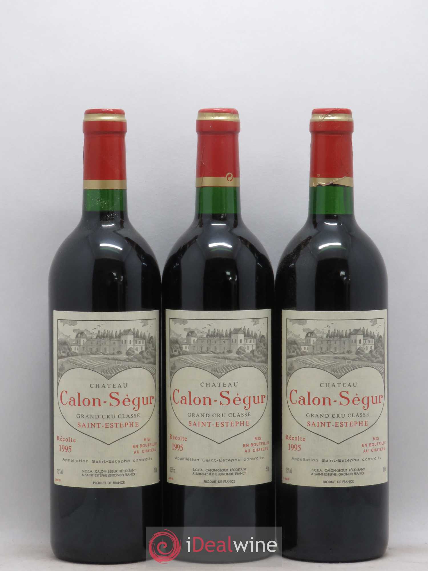 Château Calon Ségur 3ème Grand Cru Classé 1995 - Lot de 6 bouteilles - 2
