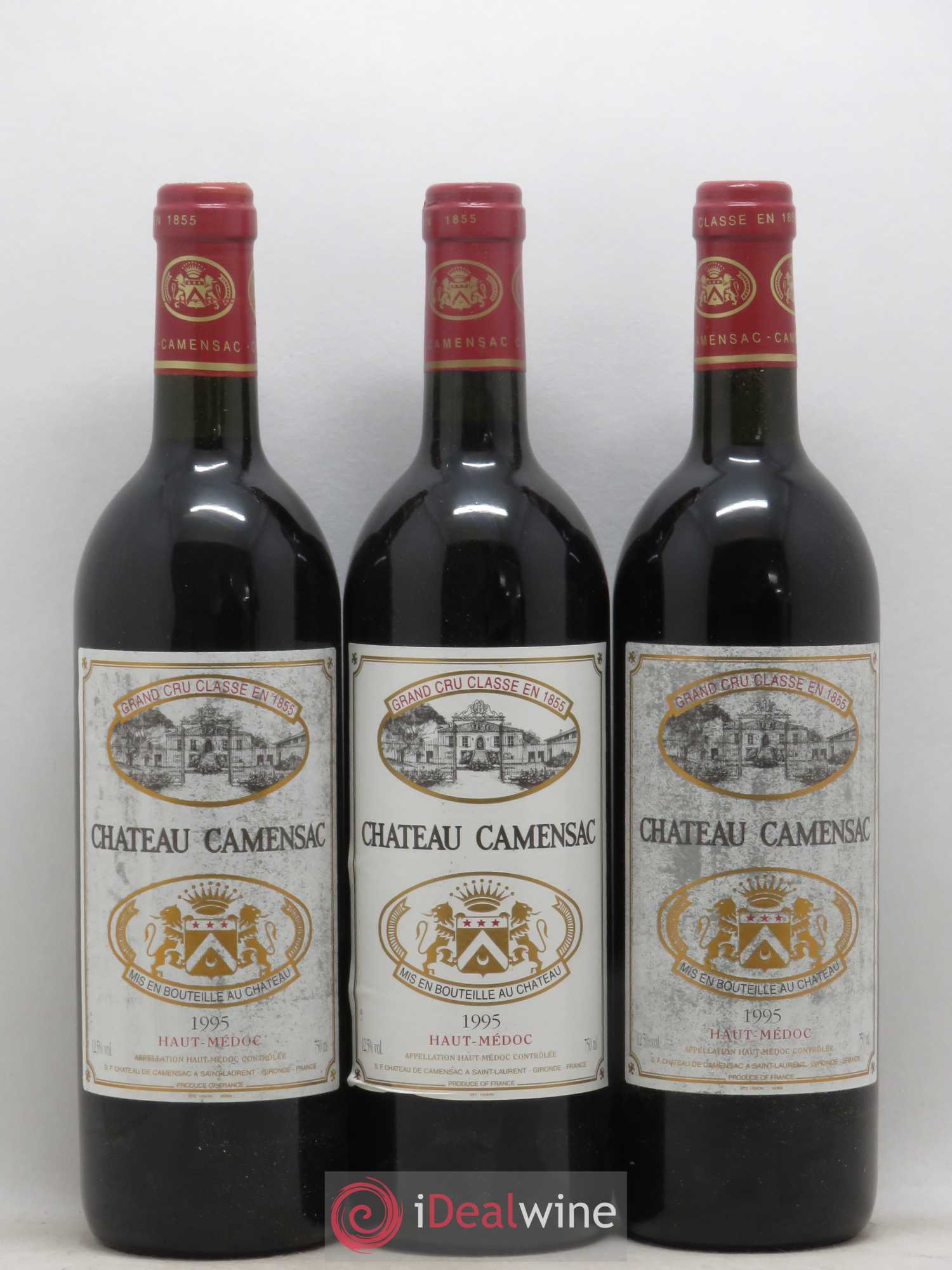 Château Camensac 5ème Grand Cru Classé 1995 - Lot de 6 bouteilles - 1