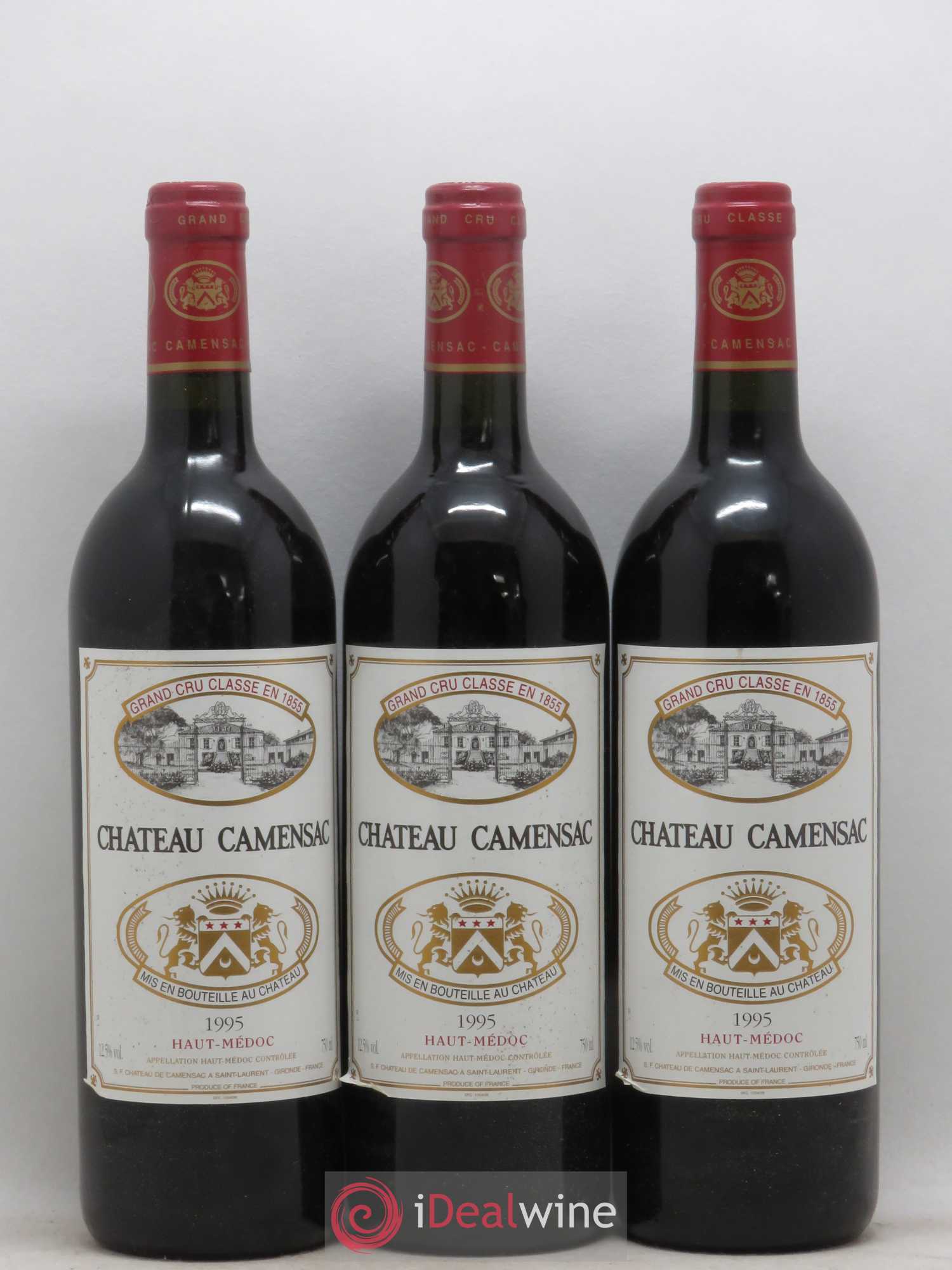 Château Camensac 5ème Grand Cru Classé 1995 - Lot de 6 bouteilles - 2