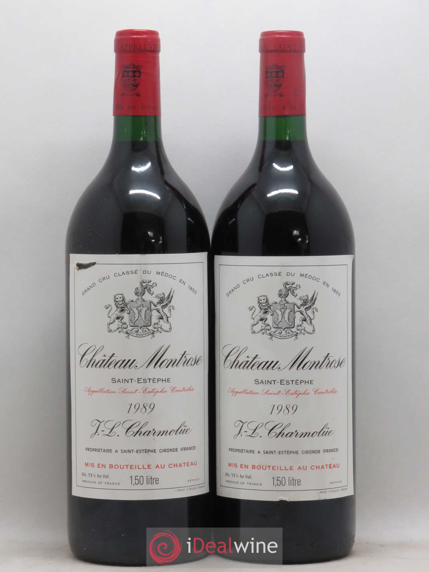 Château Montrose 2ème Grand Cru Classé 1989 - Lot de 2 magnums - 0
