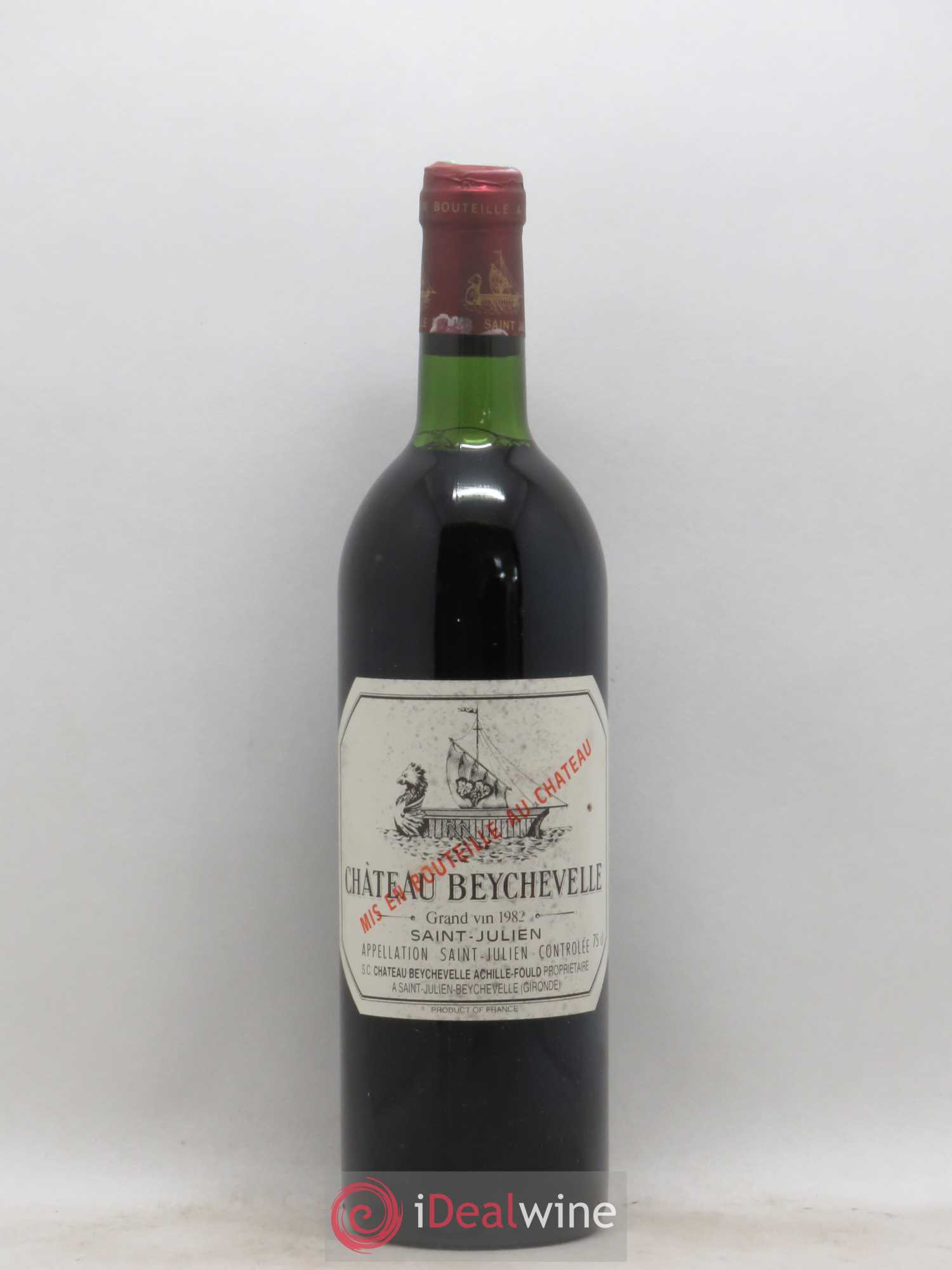 Château Beychevelle 4ème Grand Cru Classé 1982 - Lot de 1 bouteille - 0