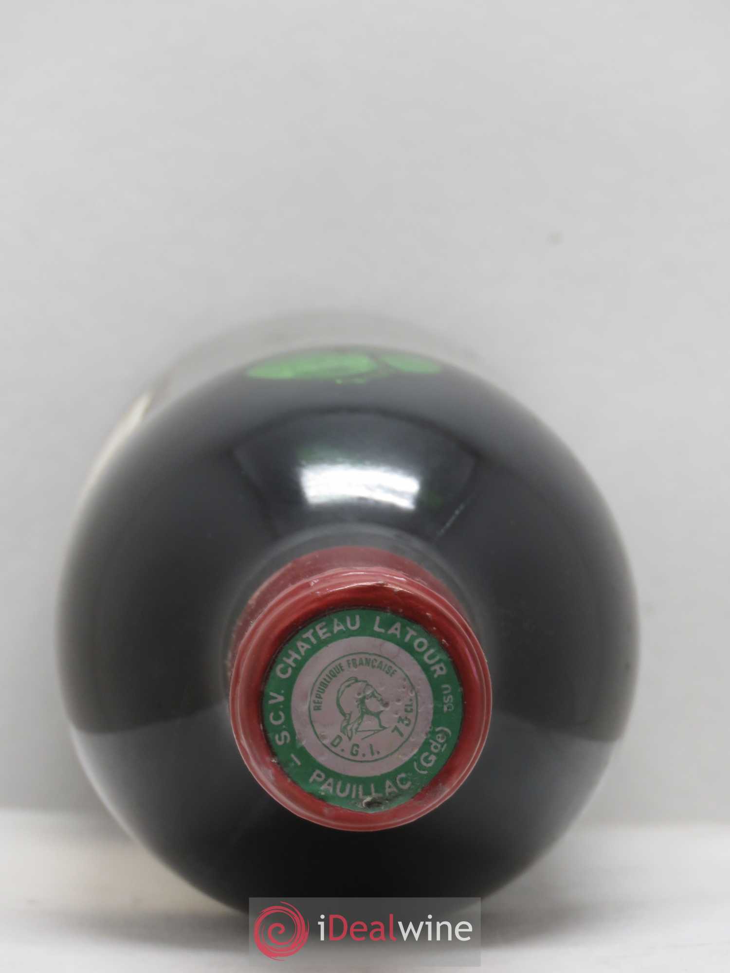Château Latour 1er Grand Cru Classé 1972 - Lot de 1 bouteille - 1