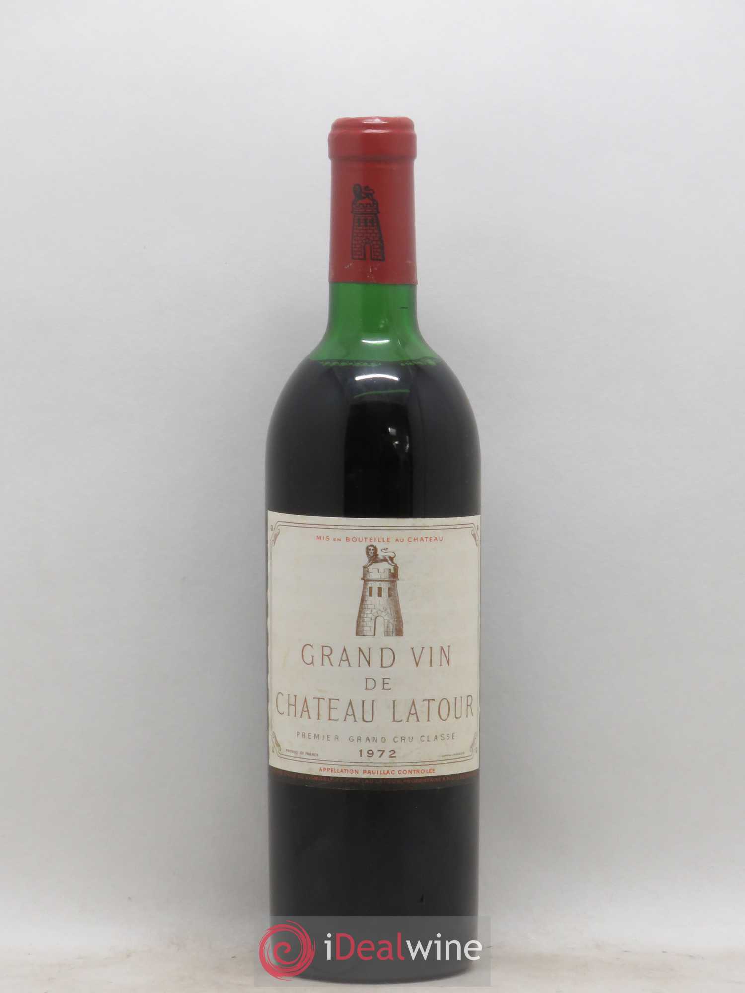 Château Latour 1er Grand Cru Classé 1972 - Lot de 1 bouteille - 0