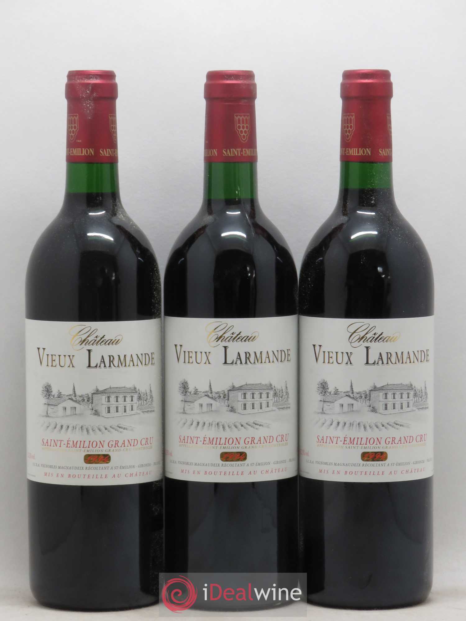 Saint-Émilion Grand Cru Château Vieux Larmande 1994 - Lot de 6 bouteilles - 2