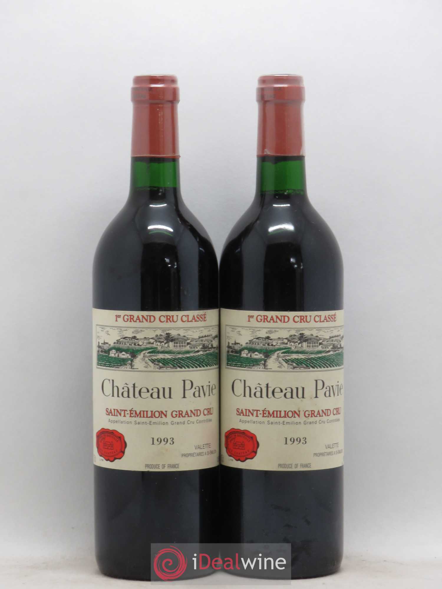 Château Pavie 1er Grand Cru Classé A 1993 - Lot de 2 bouteilles - 0