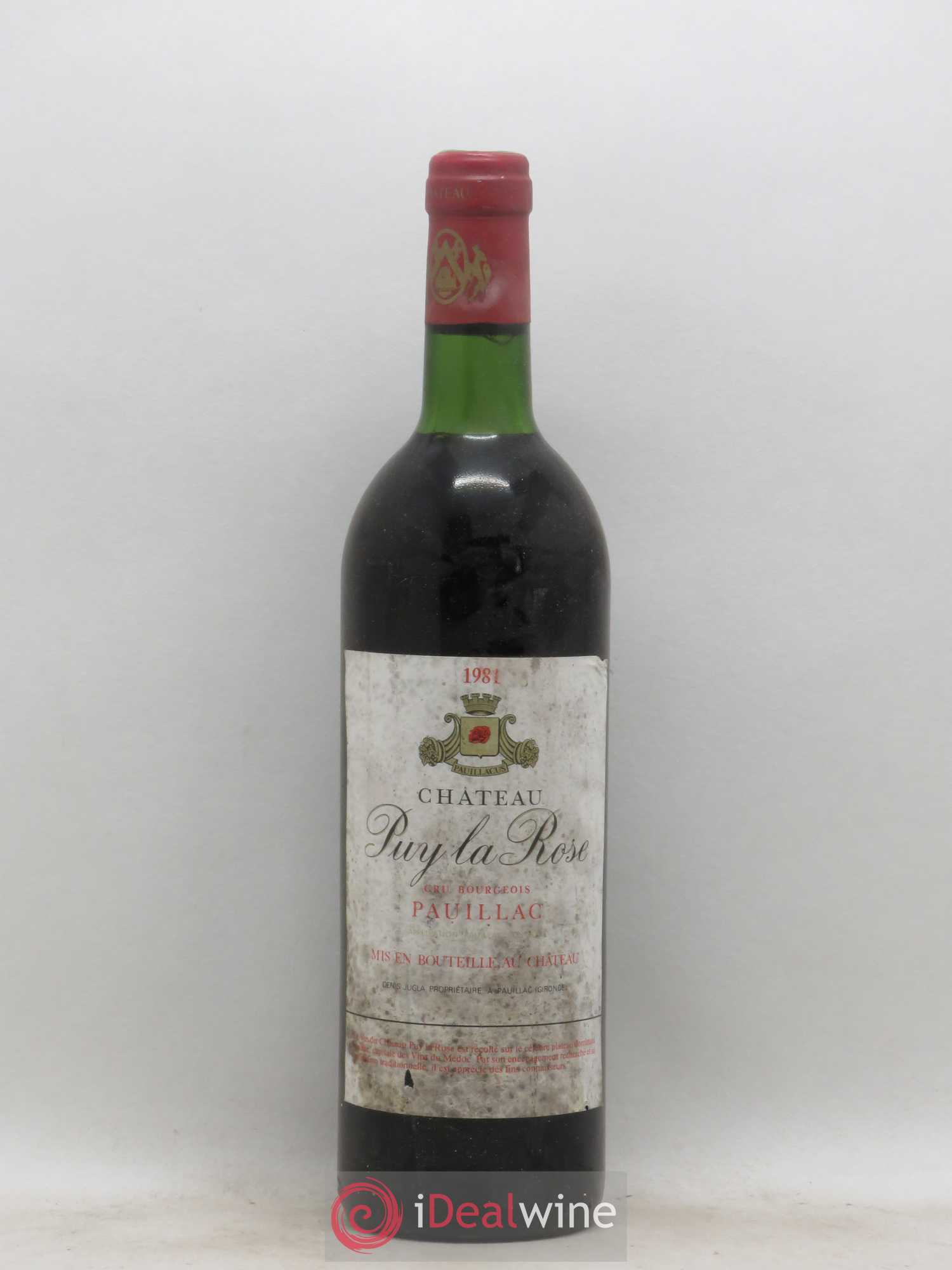 Pauillac Puy La Rose 1981 - Posten von 1 Flasche - 0