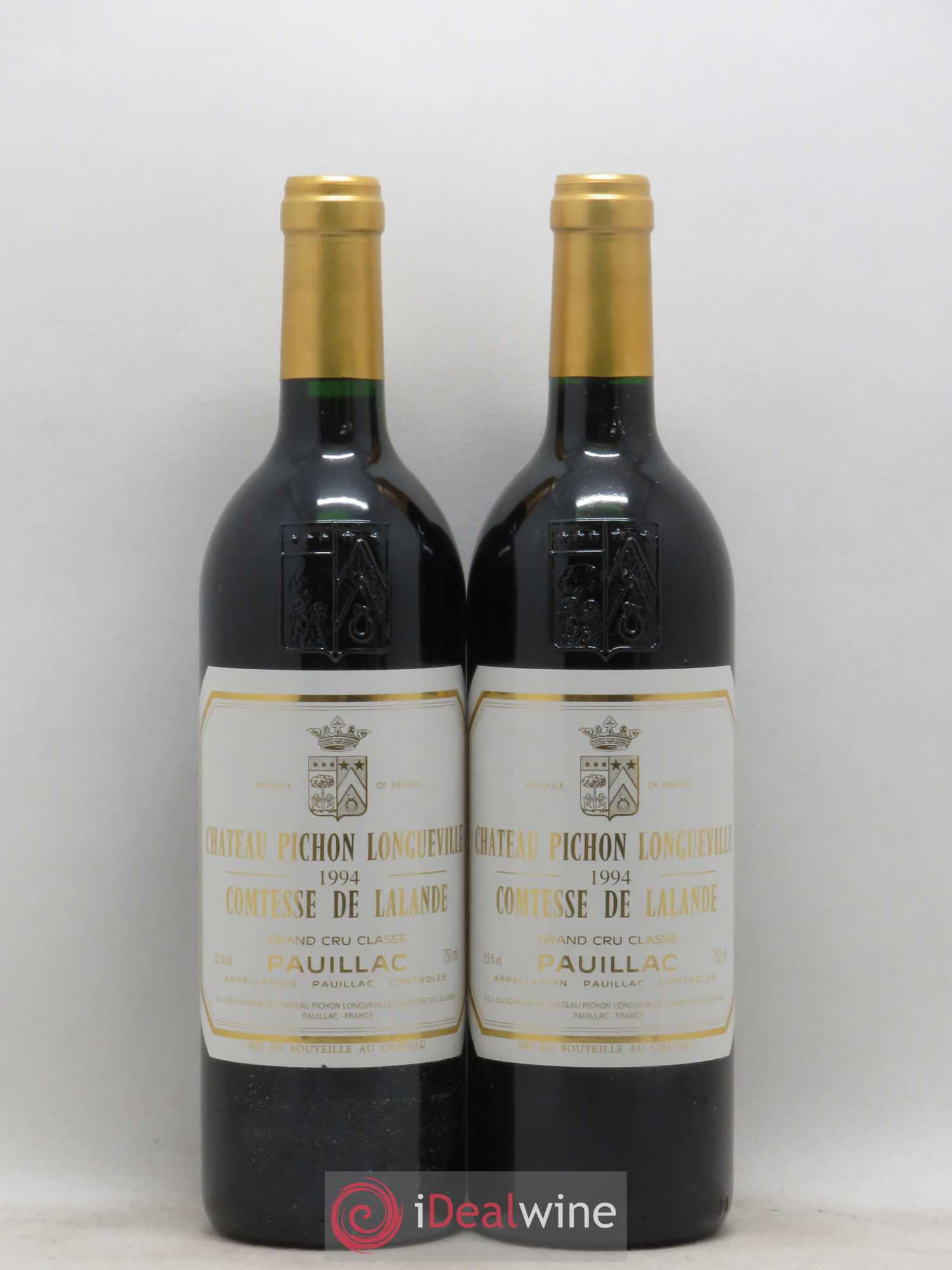Château Pichon Longueville Comtesse de Lalande 2ème Grand Cru Classé 1994 - Lot de 2 bouteilles - 0
