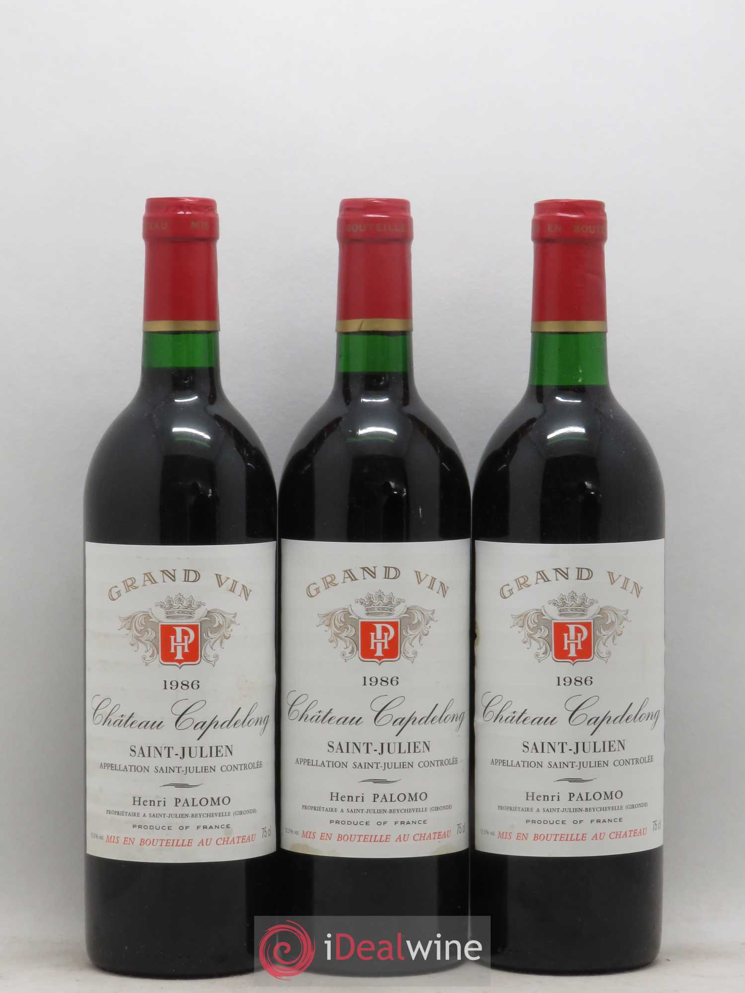 Saint-Julien Capdelong 1986 - Lot de 6 bouteilles - 2