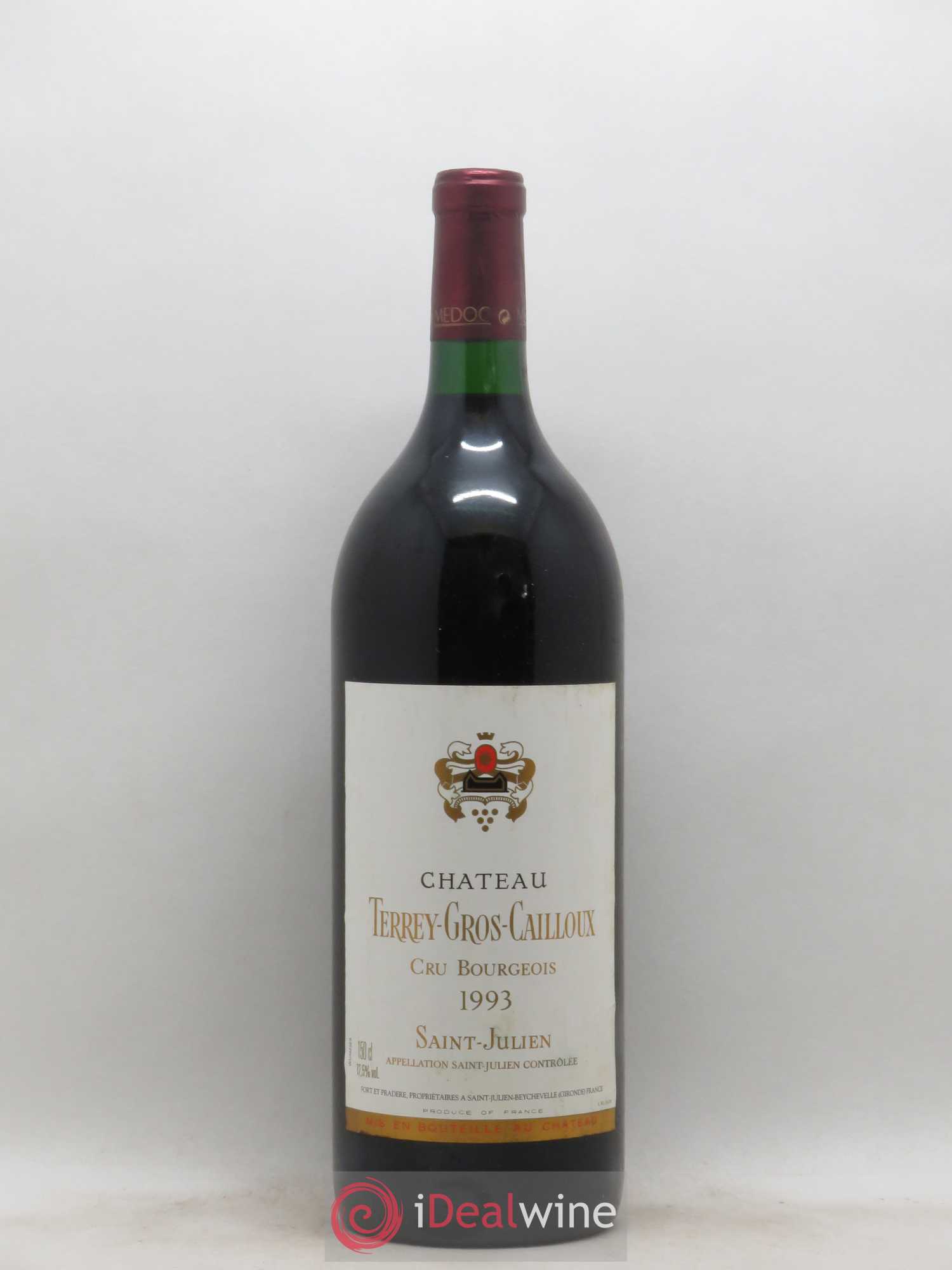 Château Terrey Gros Cailloux Cru Bourgeois 1993 - Lot de 1 magnum - 0