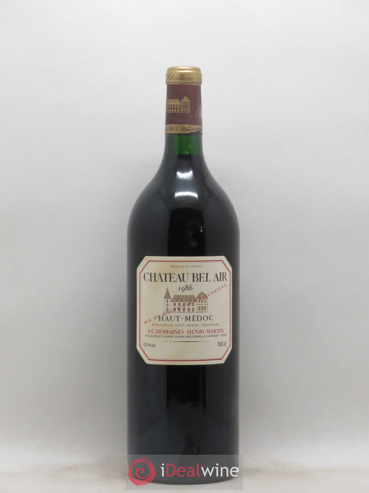 Château Bel Air 1986 - Lot de 1 magnum - 0