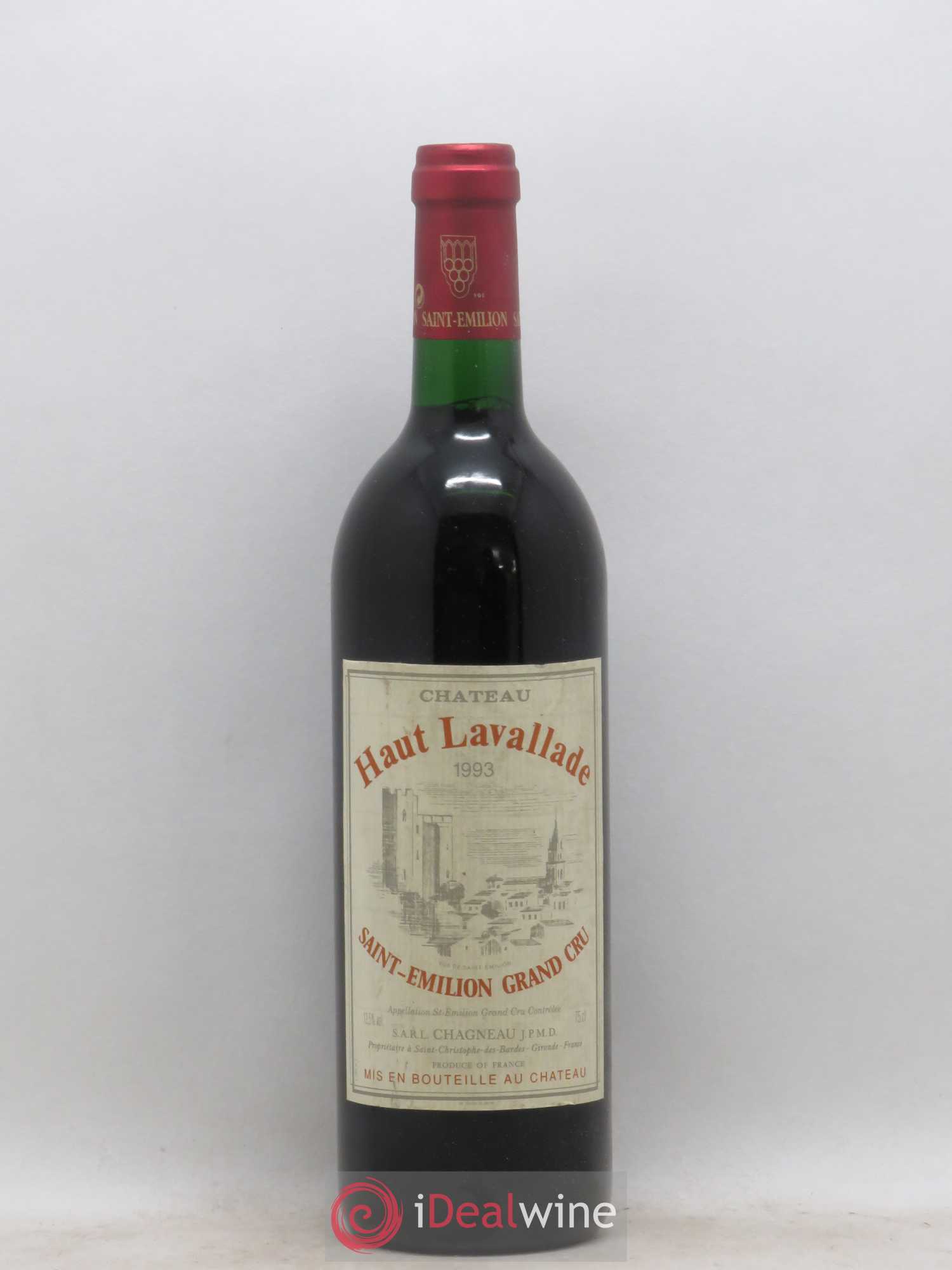 Saint-Émilion Grand Cru Haut Lavallade 1993 - Lot de 1 bouteille - 0