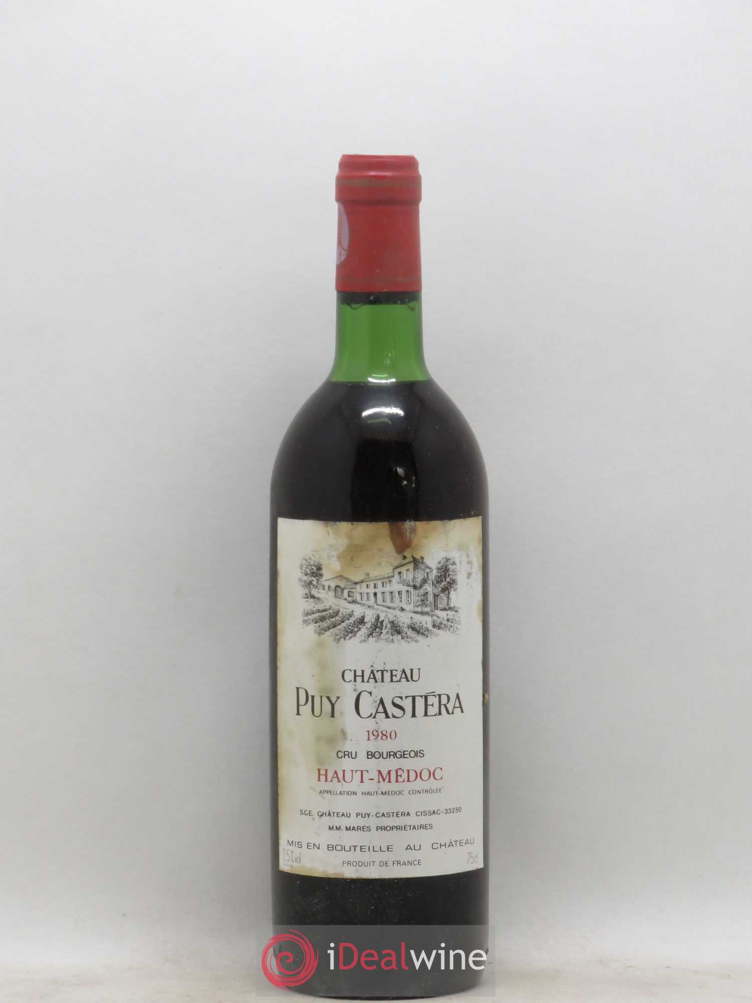Château Puy Castera Cru Bourgeois 1980 - Lot de 1 bouteille - 0