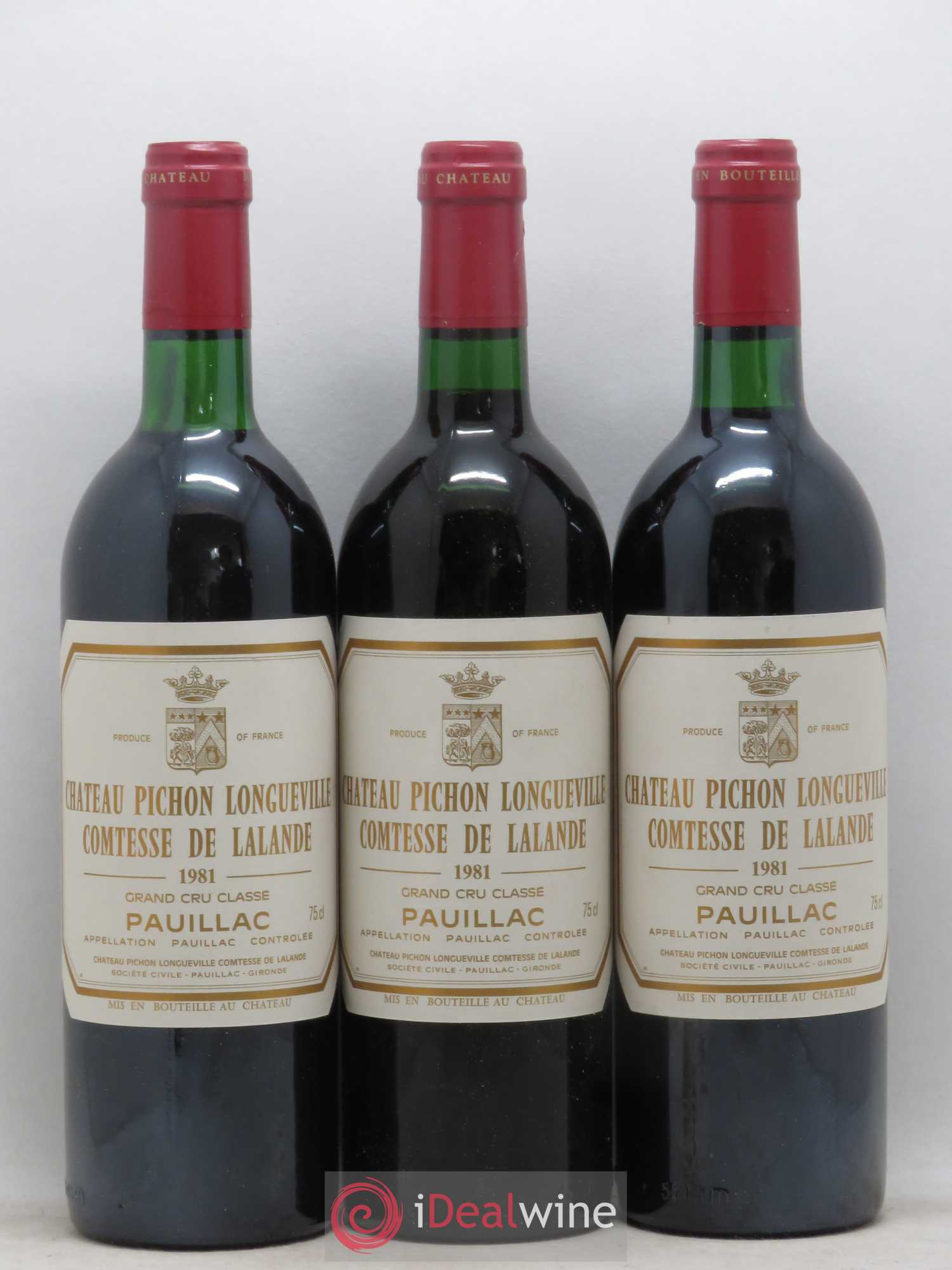 Château Pichon Longueville Comtesse de Lalande 2ème Grand Cru Classé 1981 - Lot de 6 bouteilles - 2