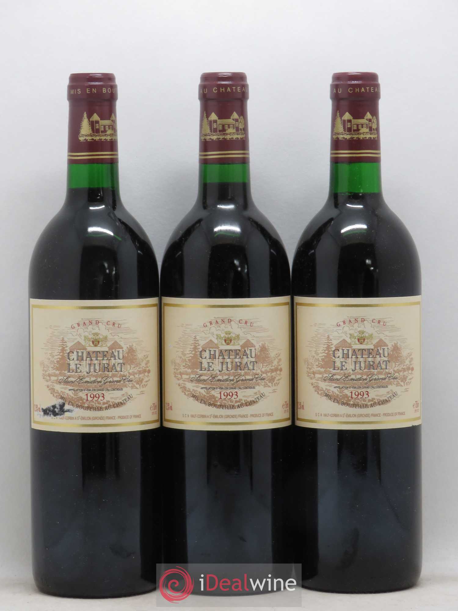 Château le Jurat  (no reserve) 1993 - Lot of 6 bottles - 1