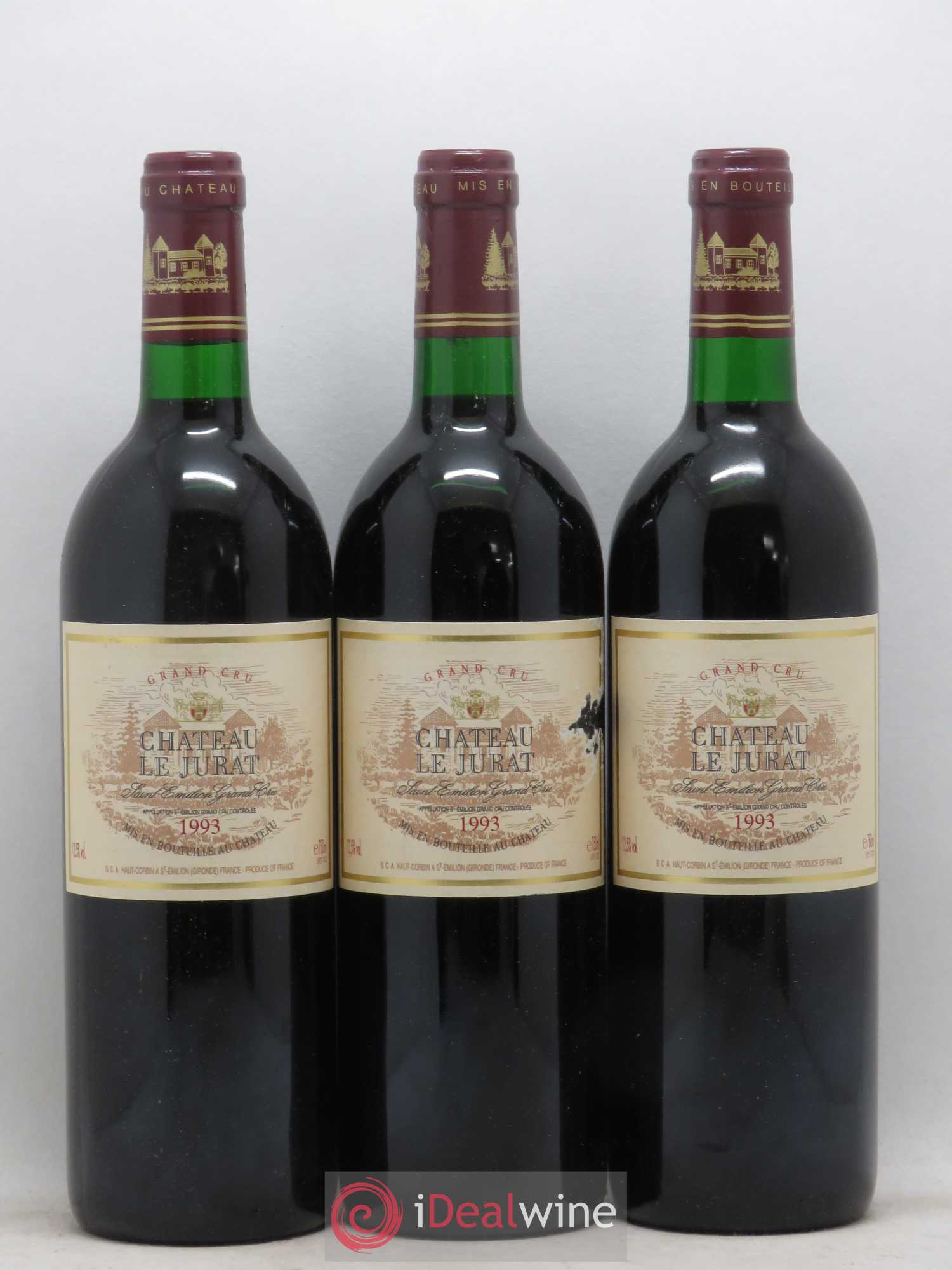 Château le Jurat  (no reserve) 1993 - Lot of 6 bottles - 2