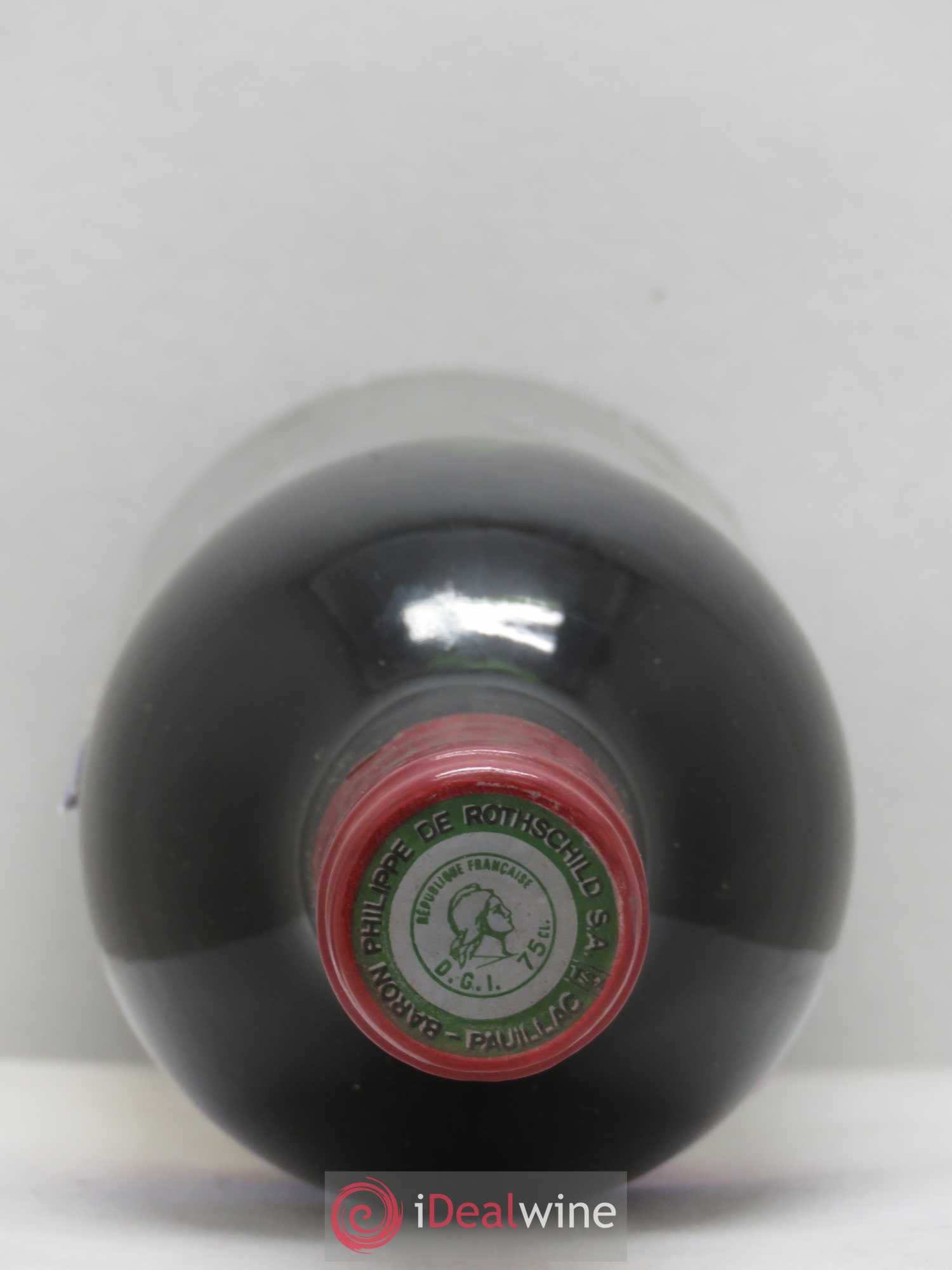 Château Mouton Rothschild 1er Grand Cru Classé 1980 - Lot de 1 bouteille - 1