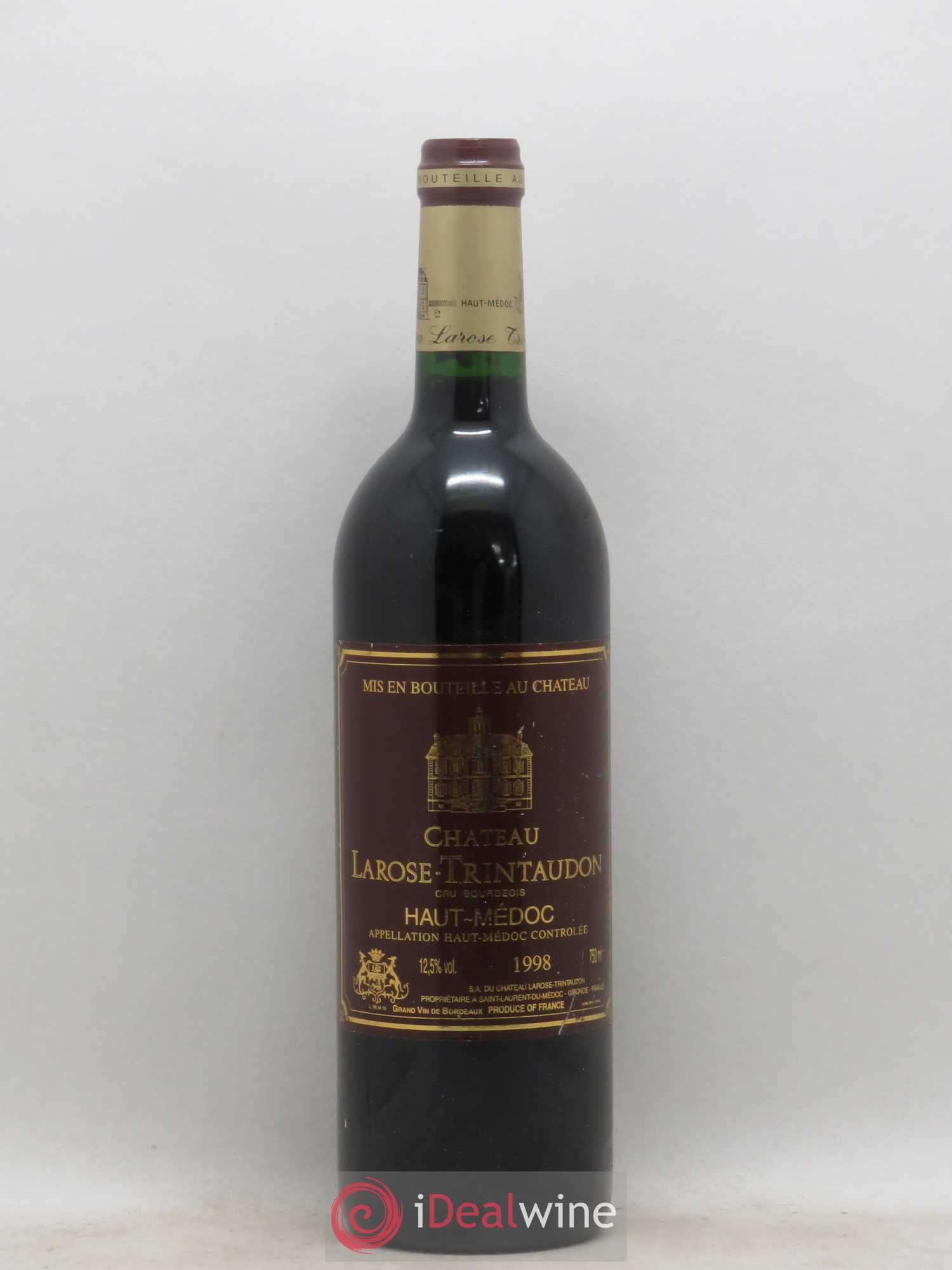 Château Larose Trintaudon Cru Bourgeois 1998 - Lot de 1 bouteille - 0