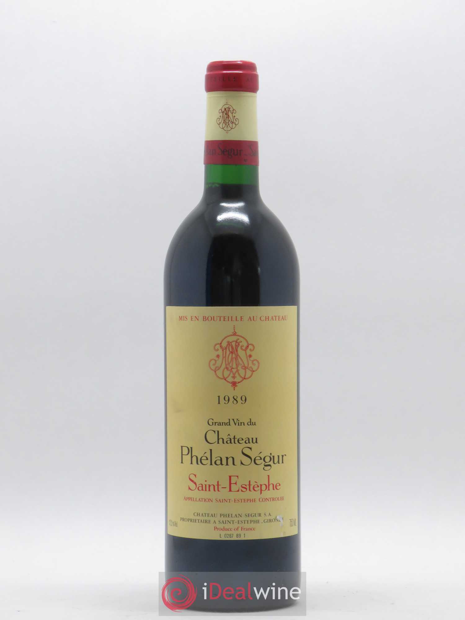 Château Phélan Ségur 1989 - Lot de 1 bouteille - 0