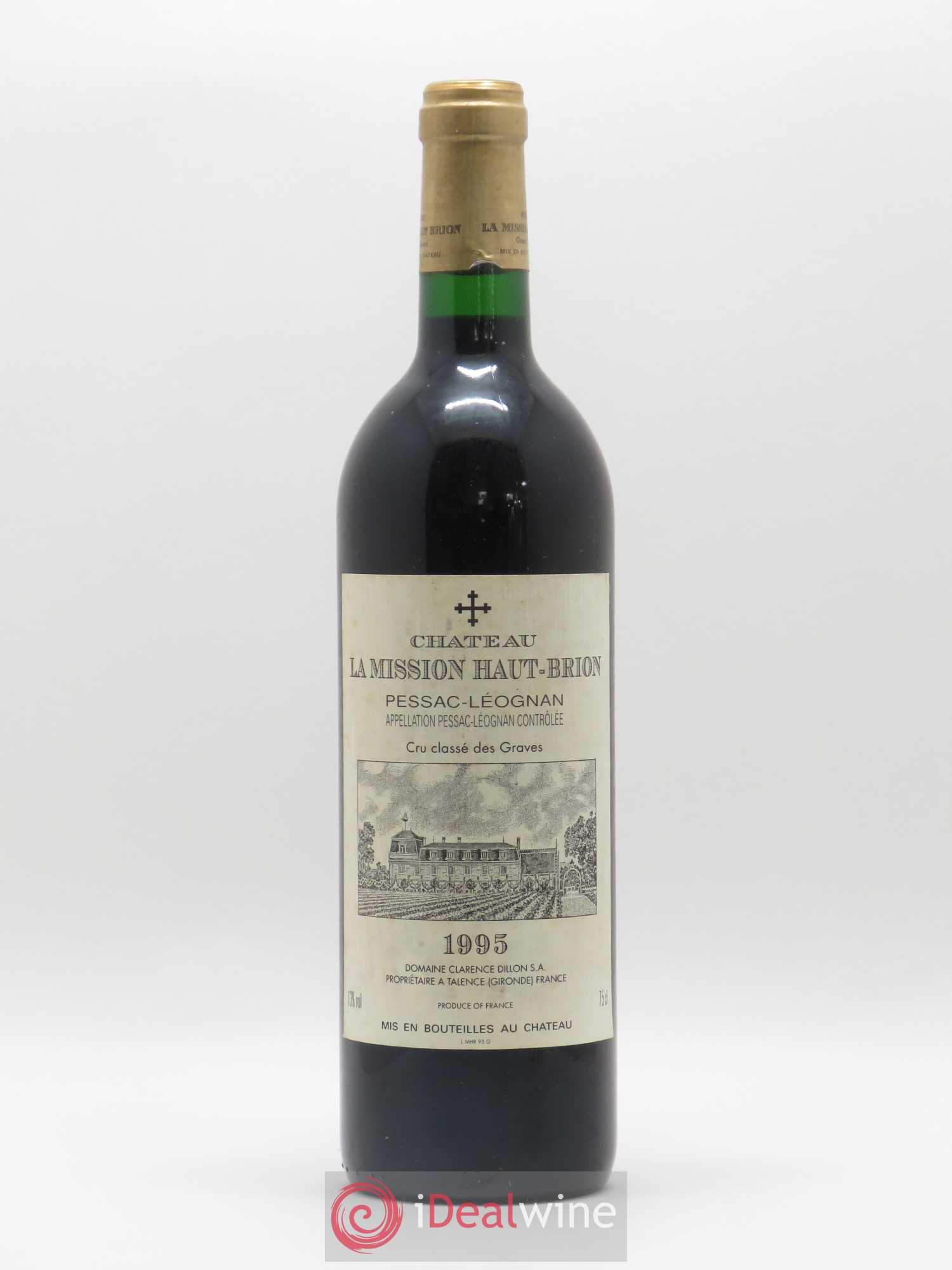 Château la Mission Haut-Brion Cru Classé de Graves 1995 - Lot de 1 bouteille - 0