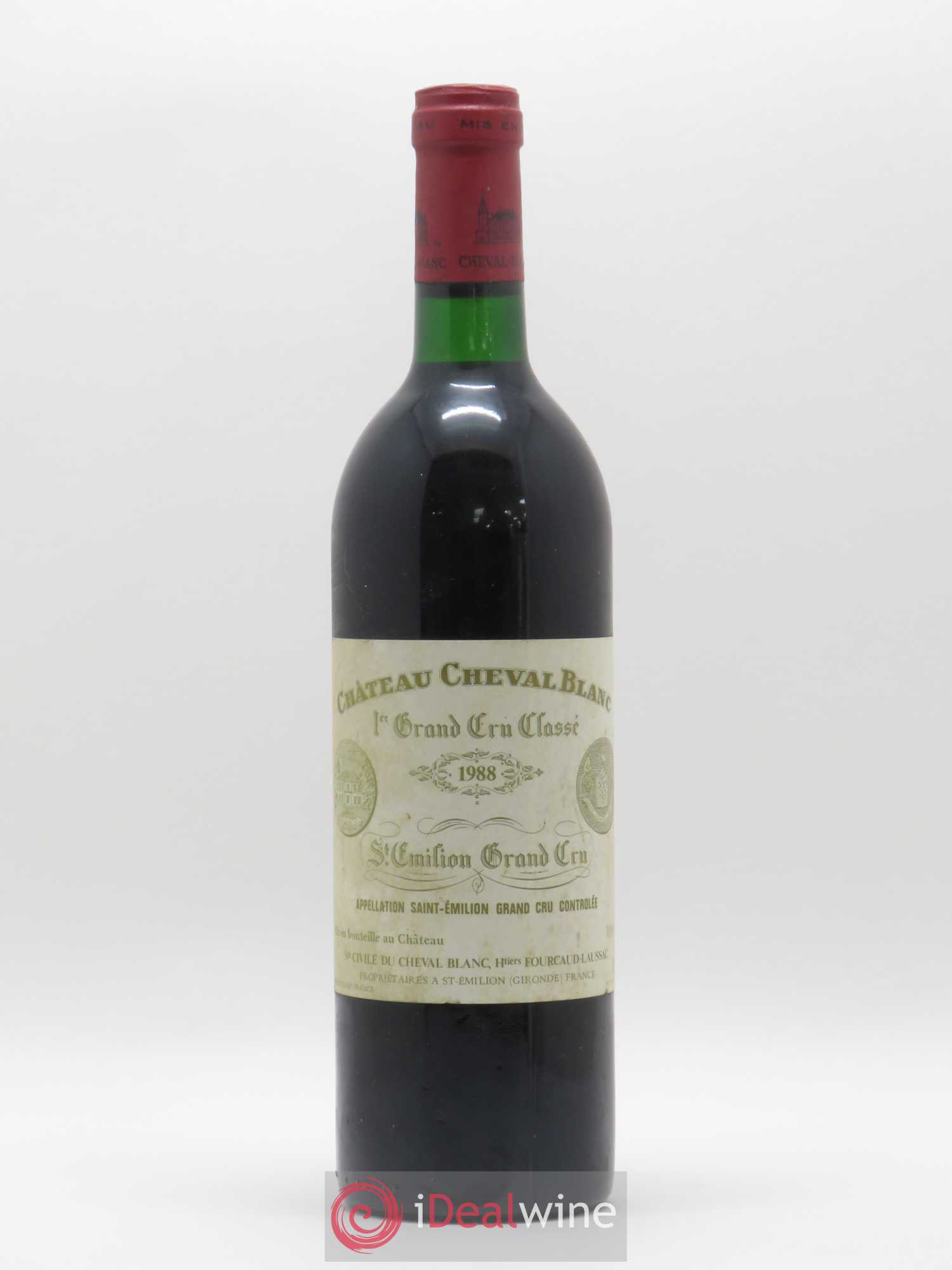 Château Cheval Blanc 1er Grand Cru Classé A 1988 - Lot de 1 bouteille - 0