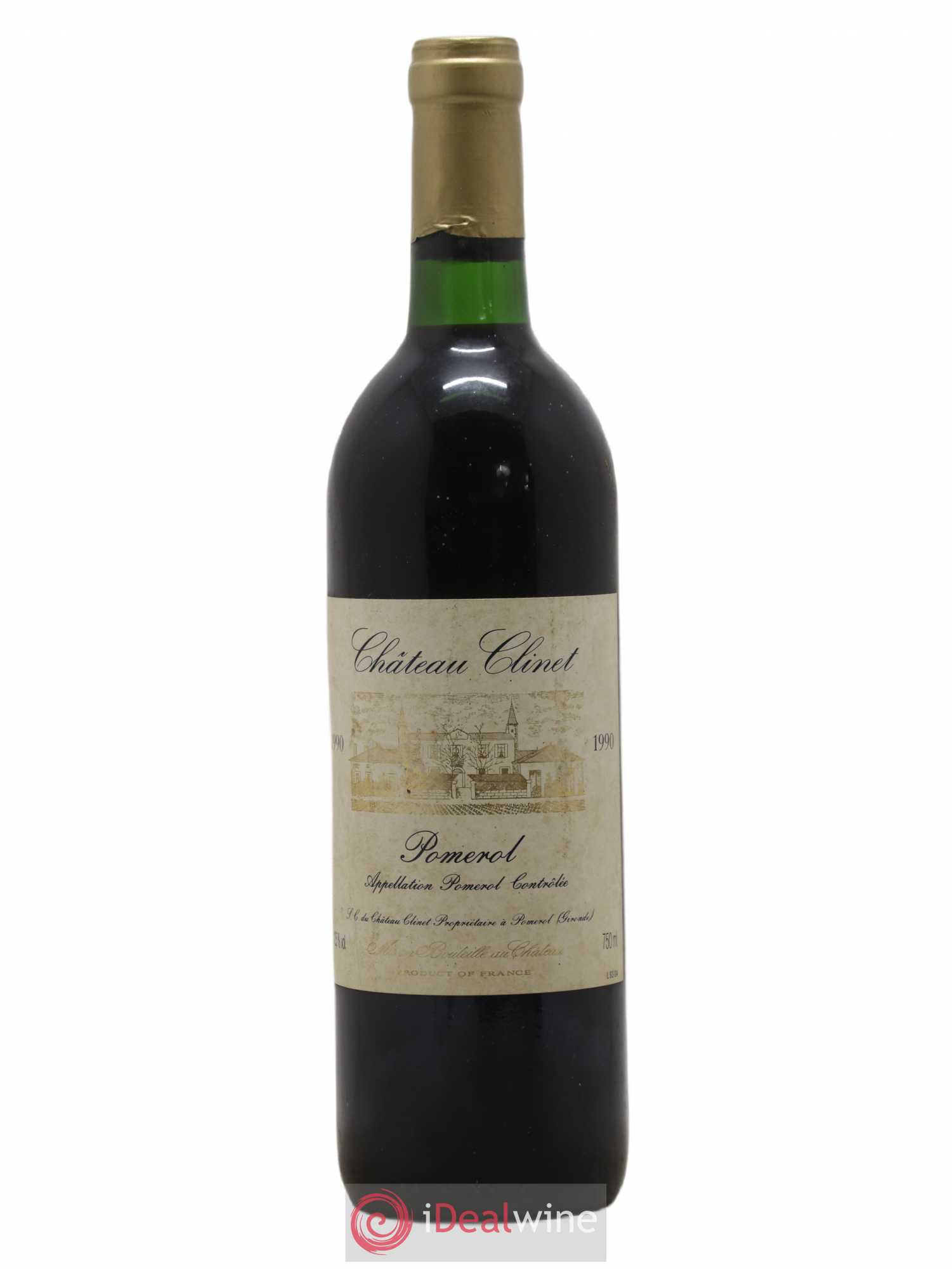 Château Clinet 1990 - Lot de 1 bouteille - 0