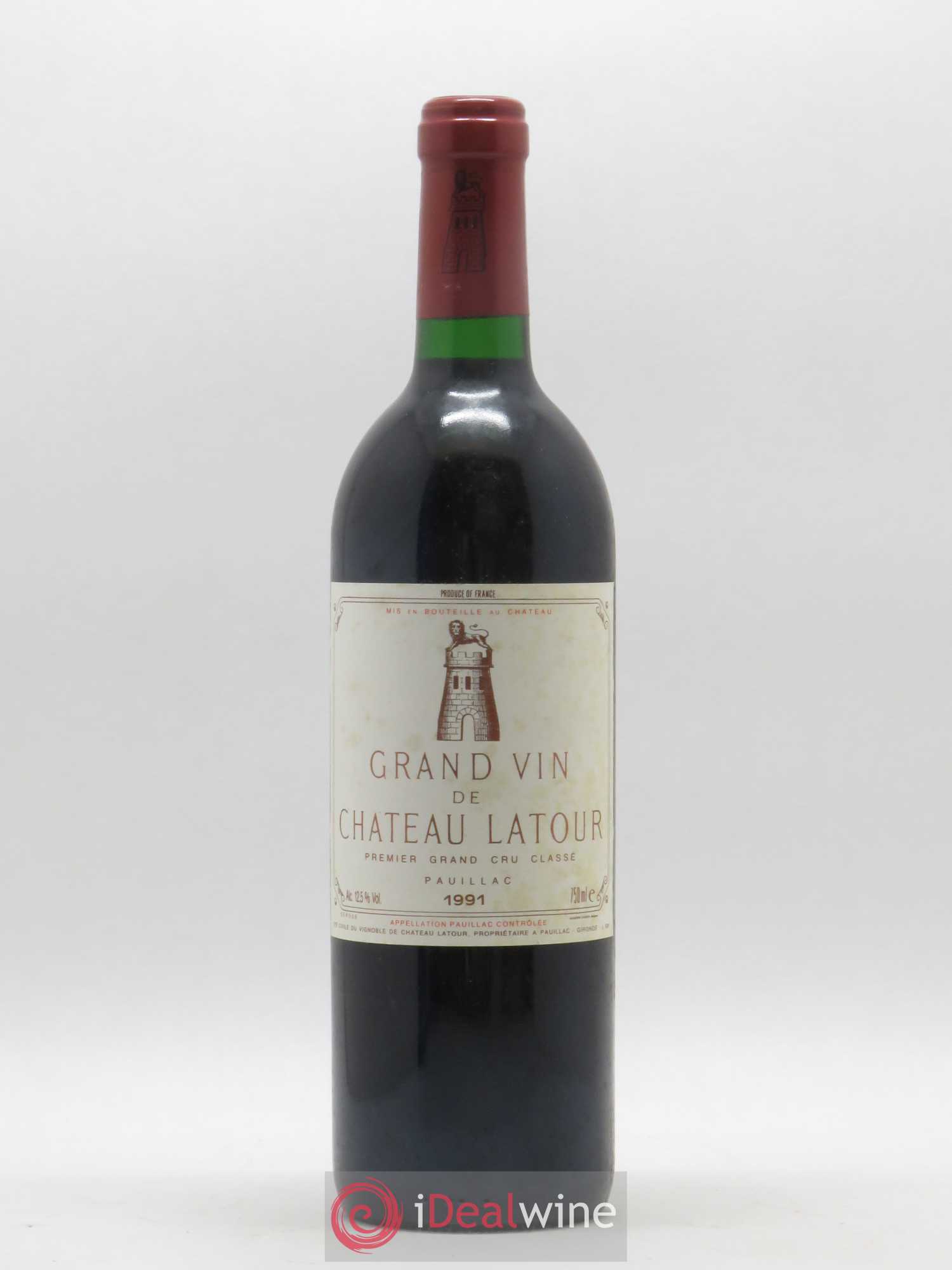 Château Latour 1er Grand Cru Classé 1991 - Lot de 1 bouteille - 0