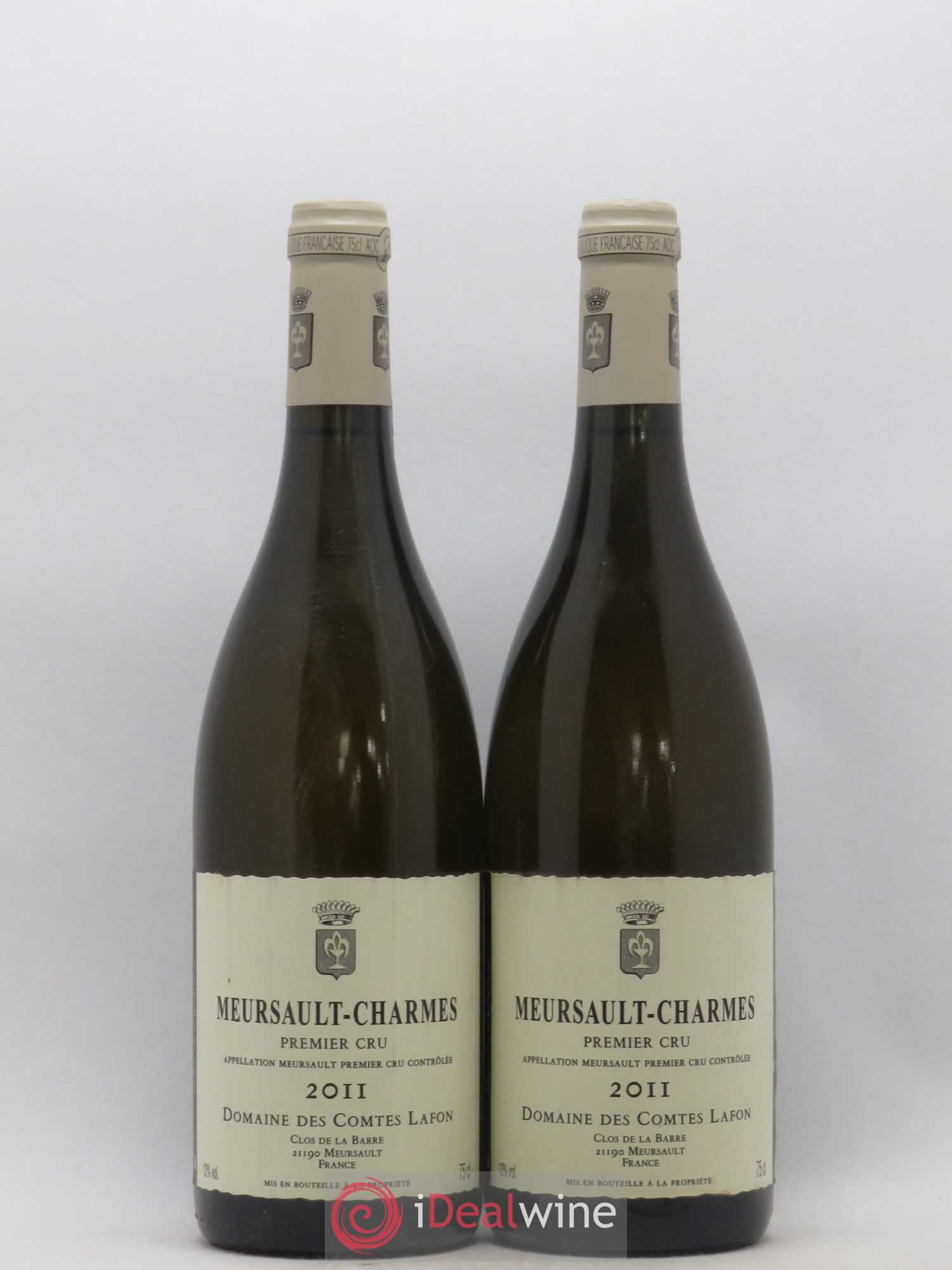 Meursault 1er Cru Charmes Comtes Lafon (Domaine des) 2011 - Posten von 2 Flaschen - 0