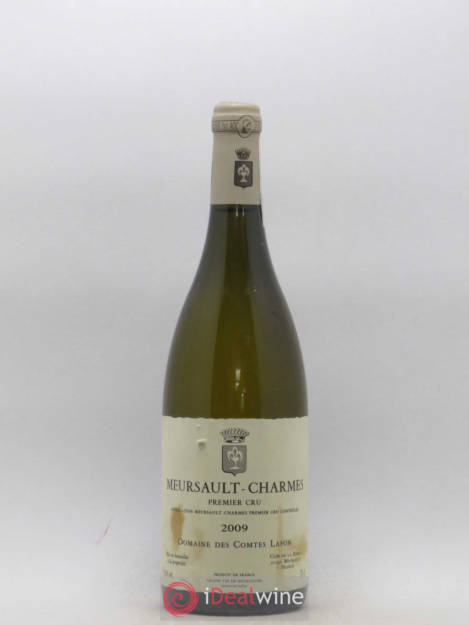 Meursault 1er Cru Charmes Comtes Lafon (Domaine des) 2009 - Lot de 1 bouteille - 0