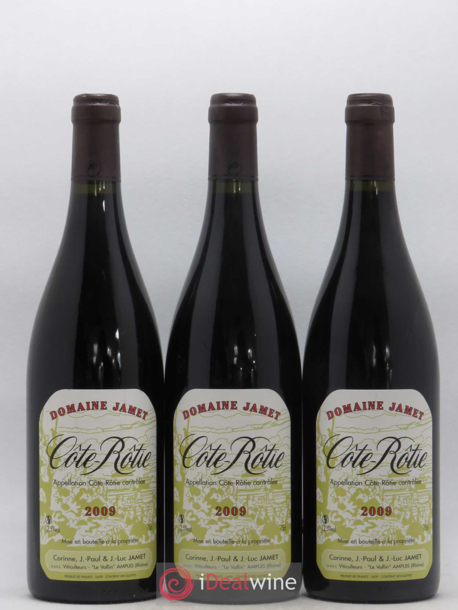Côte-Rôtie Jamet (Domaine) 2009 - Lot de 3 bouteilles - 0