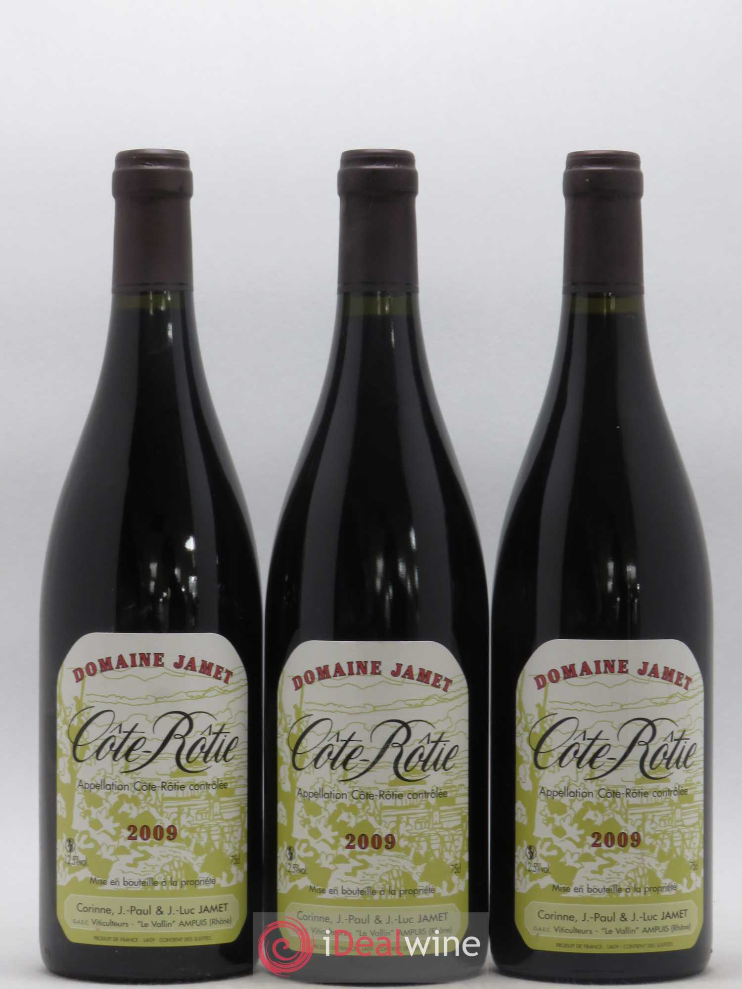 Côte-Rôtie Jamet (Domaine) 2009 - Lot de 3 bouteilles - 0