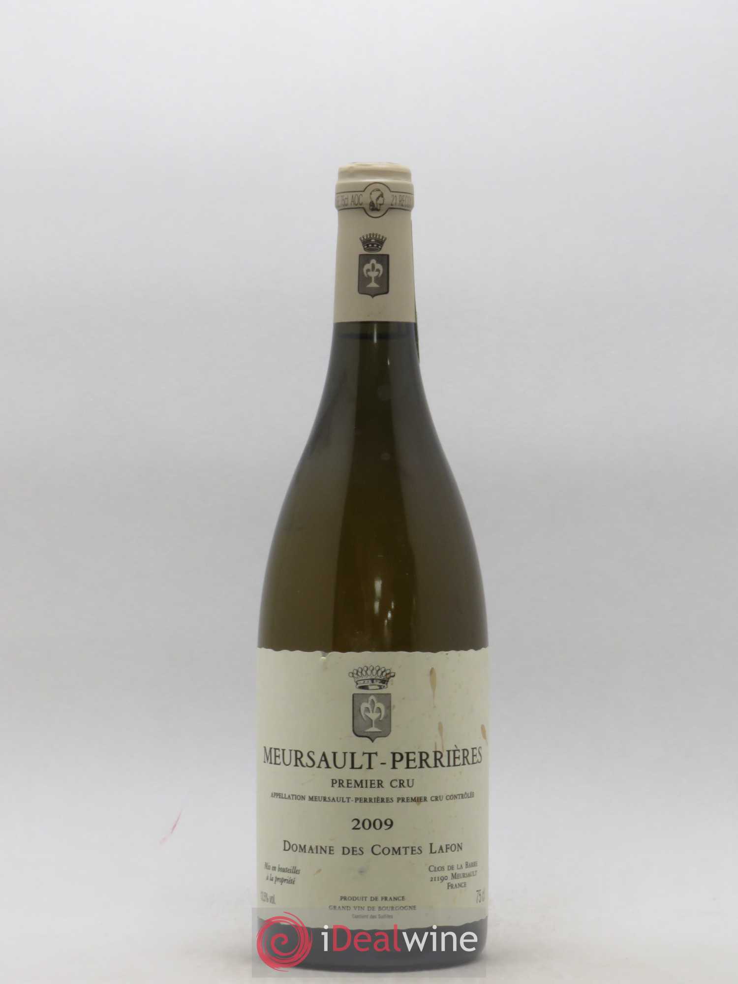 Meursault 1er Cru Perrières Comtes Lafon (Domaine des) 2009 - Lot de 1 bouteille - 0