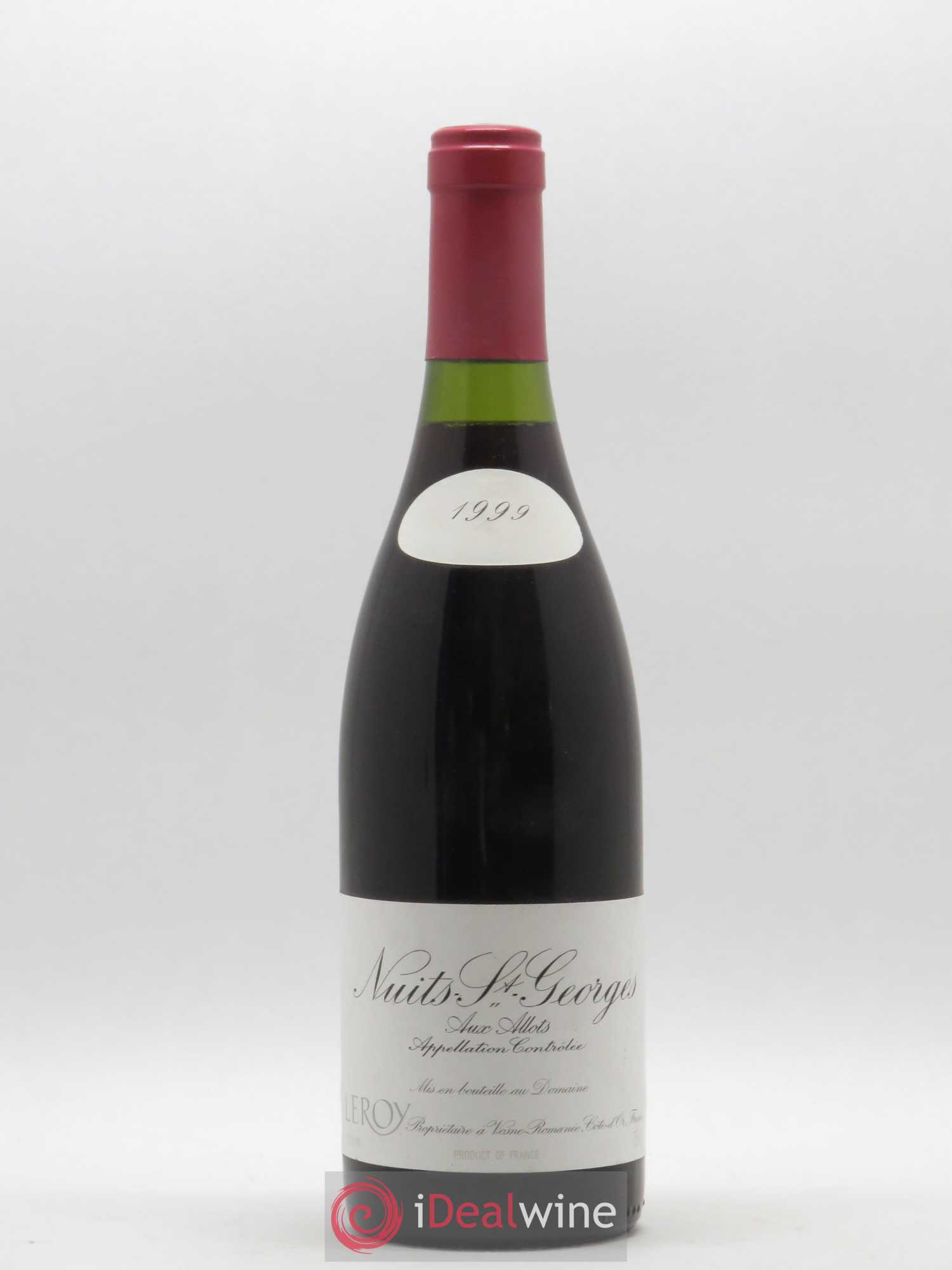 Nuits-Saint-Georges Aux Allots Leroy (Domaine) 1999 - Lot de 1 bouteille - 0