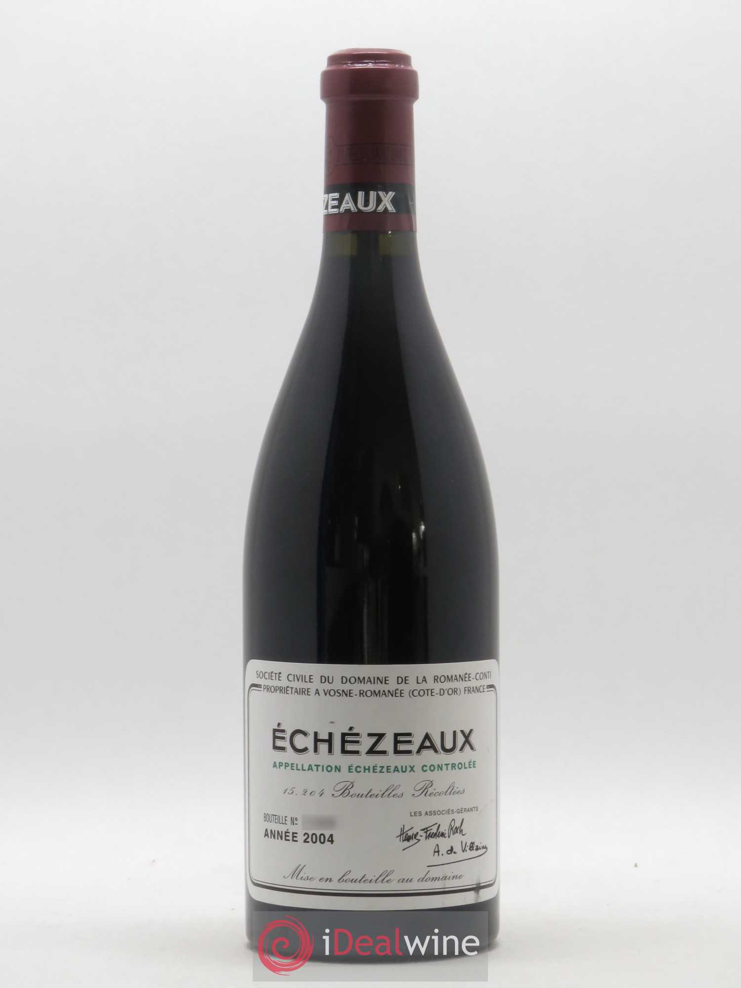 Echezeaux Grand Cru Domaine de la Romanée-Conti 2004 - Lot de 1 bouteille - 0