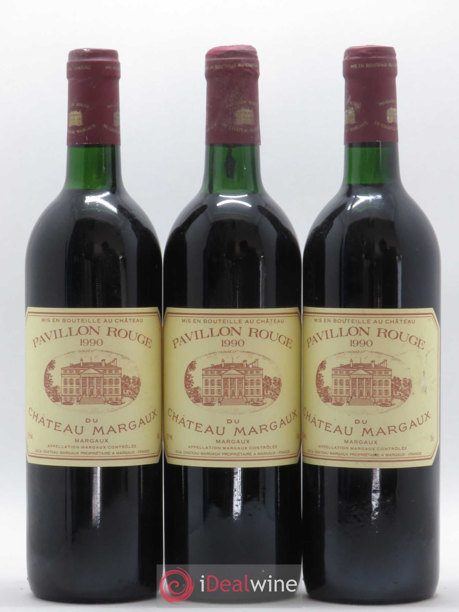 Pavillon Rouge du Château Margaux Second Vin 1990 - Lot de 12 bouteilles - 2