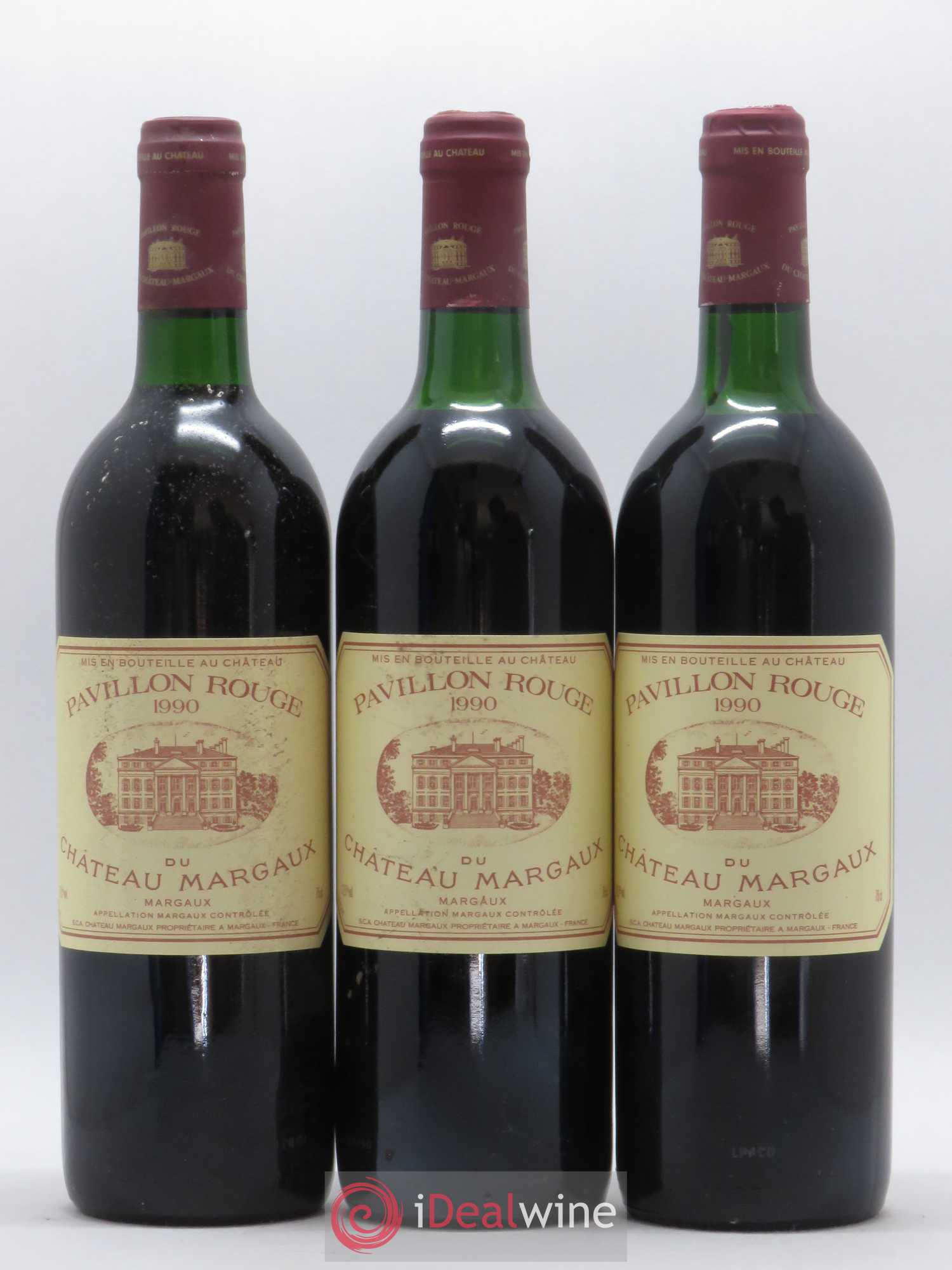 Pavillon Rouge du Château Margaux Second Vin 1990 - Lot de 6 bouteilles - 1