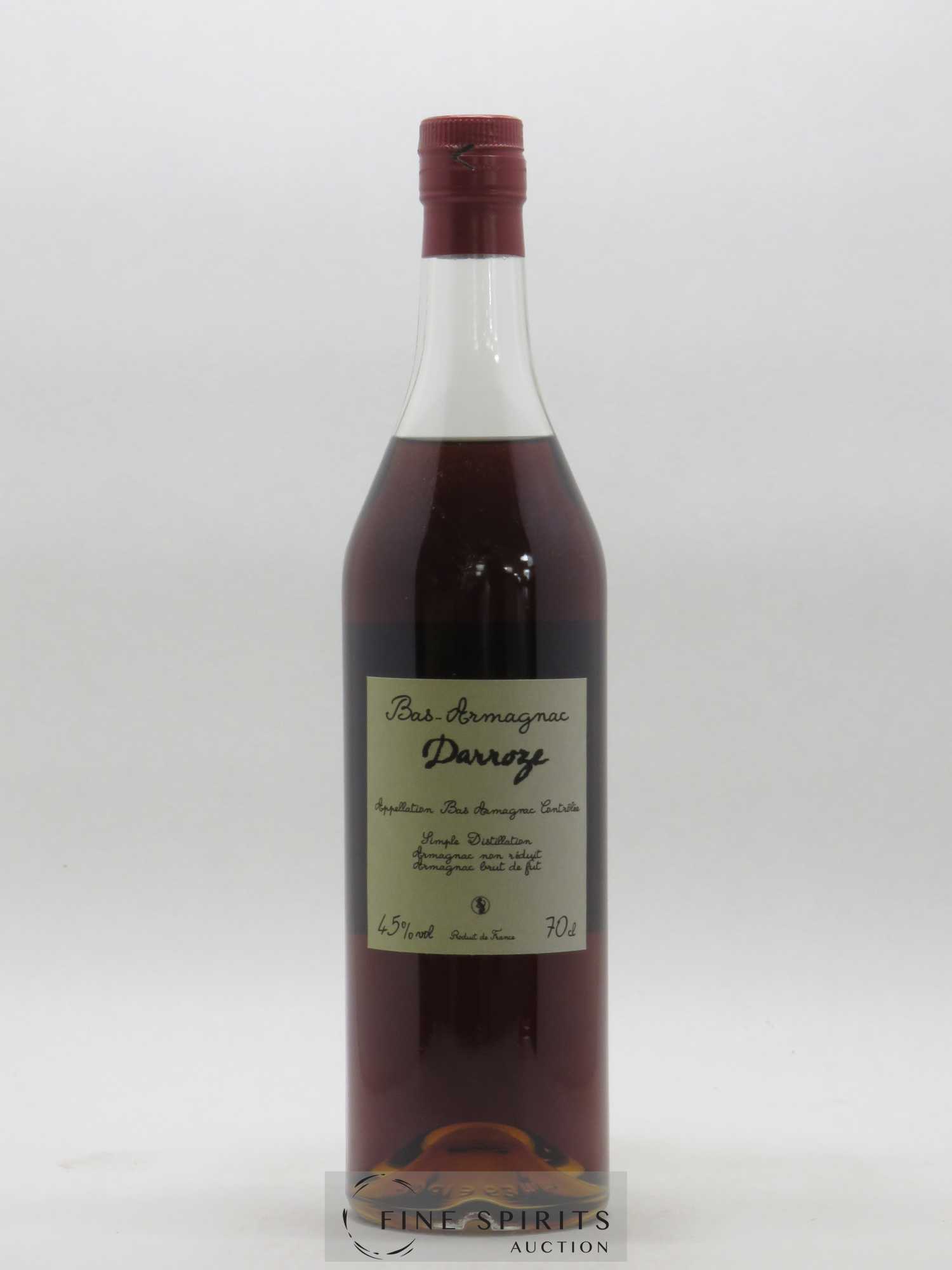 Francis Darroze 50 years 1961 Of. Domaine de Busquet mis en bouteille en 2011 Brut de Fût - Lot de 1 bouteille - 1