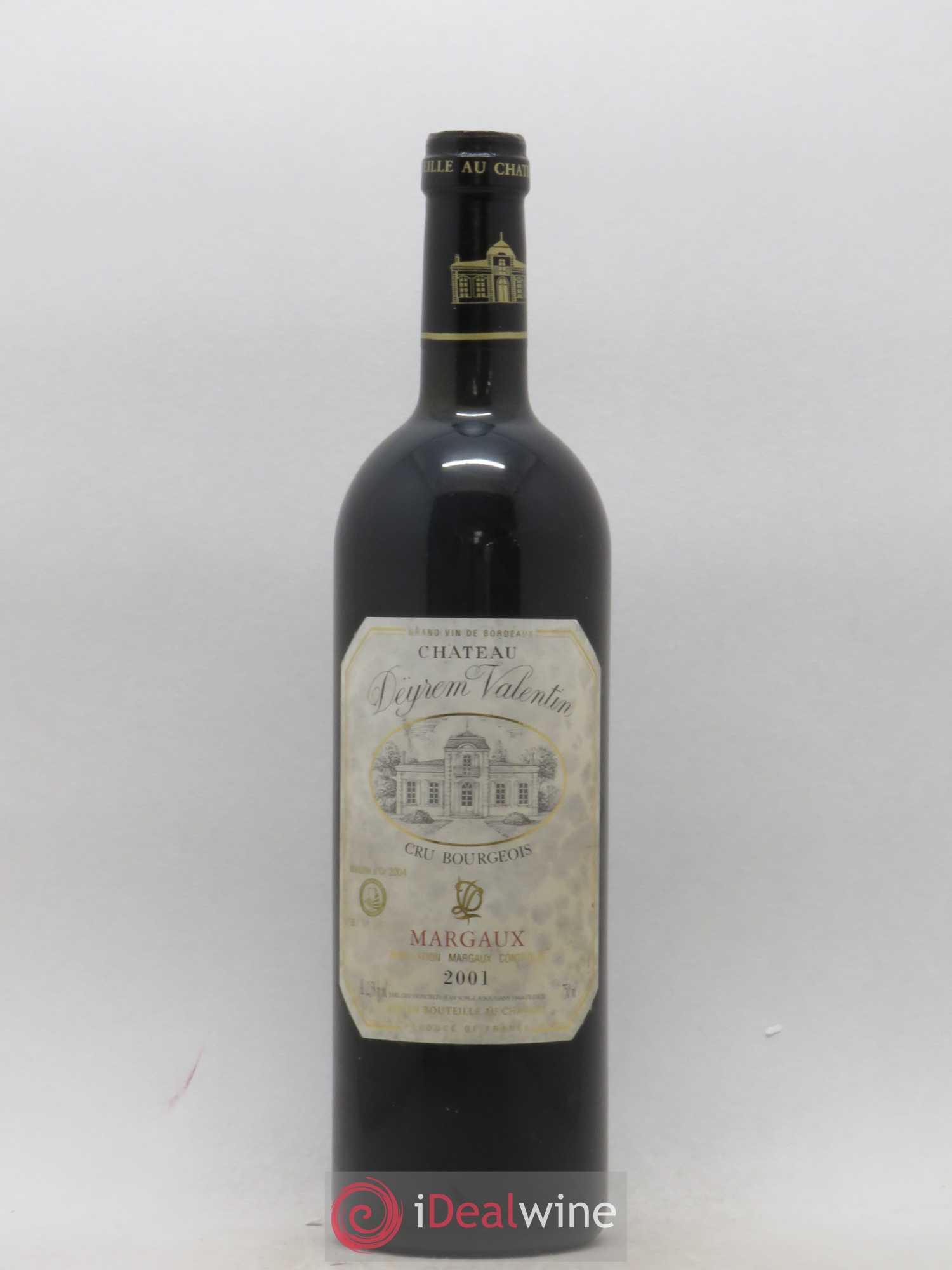 Château Deyrem Valentin Cru Bourgeois 2001 - Lot de 1 bouteille - 0