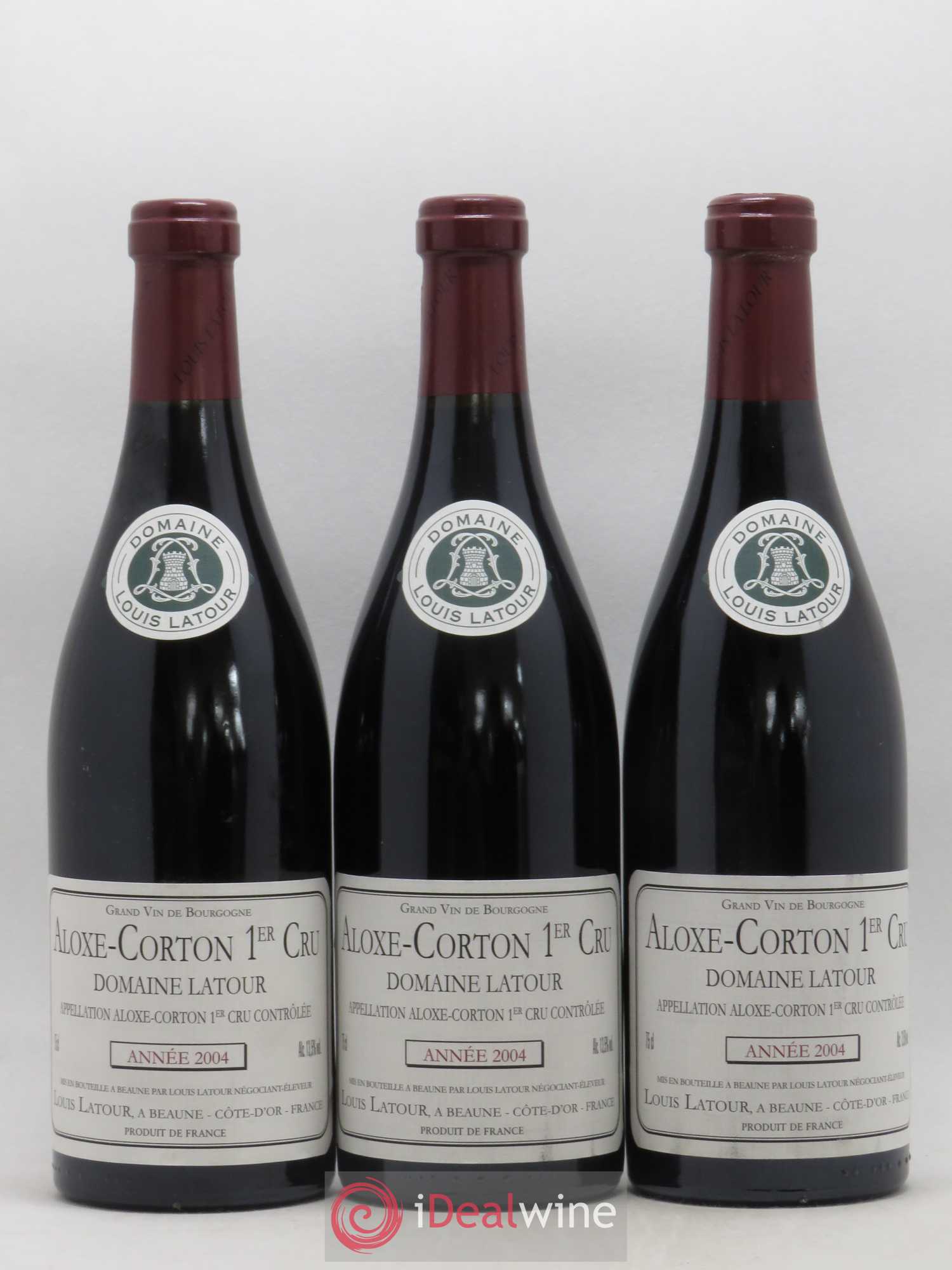 Aloxe-Corton 1er Cru Louis Latour 2004 - Lot de 3 bouteilles - 0