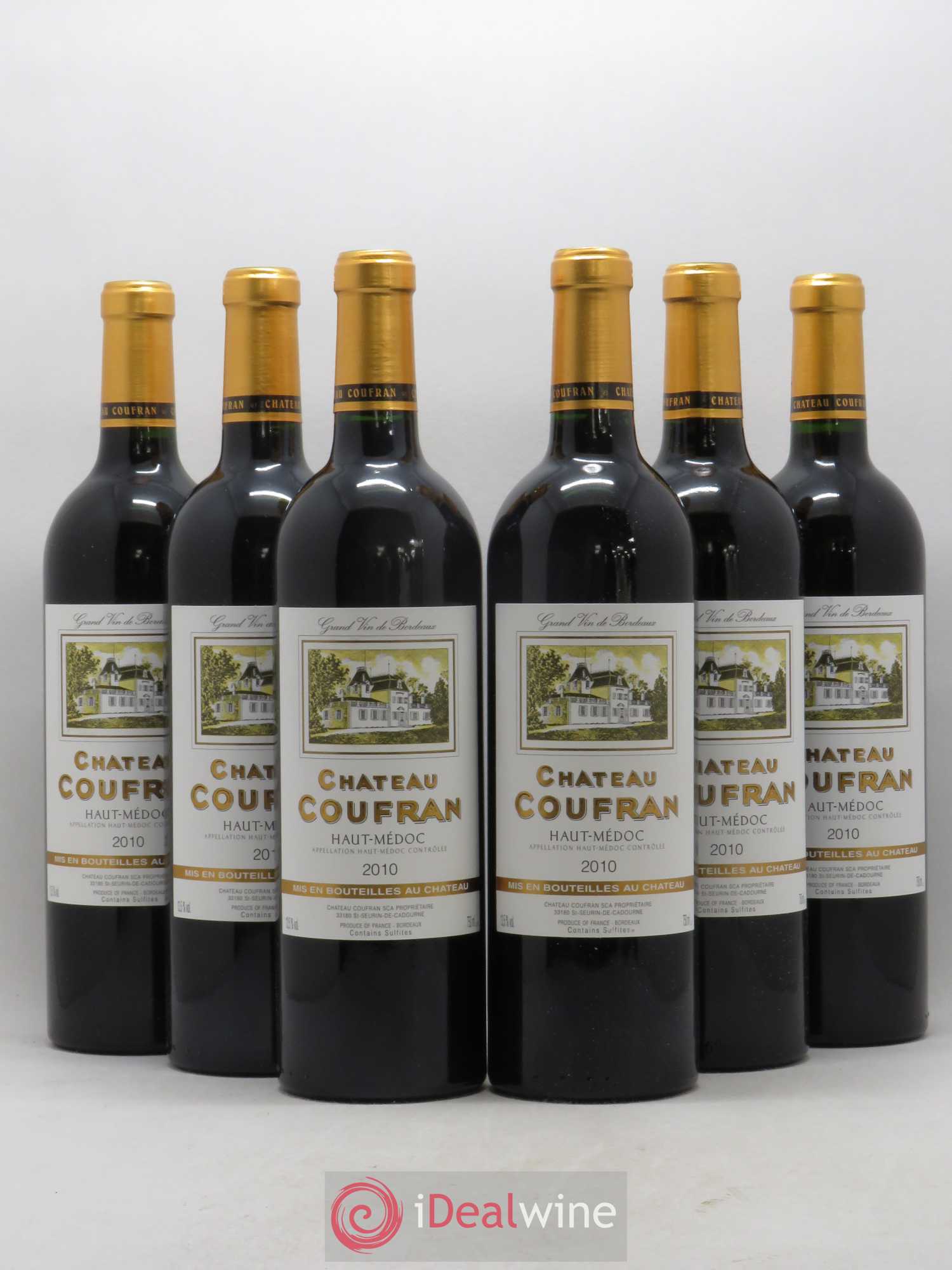 Château Coufran Cru Bourgeois 2010 - Lot de 6 bouteilles - 0