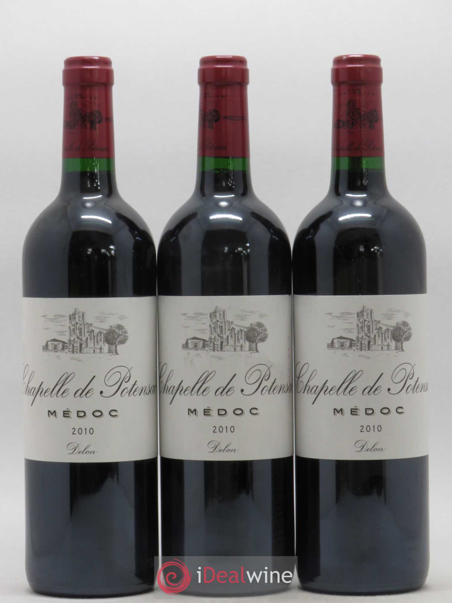 Chapelle de Potensac Second Vin (sans prix de réserve) 2010 - Lot de 3 bouteilles - 0