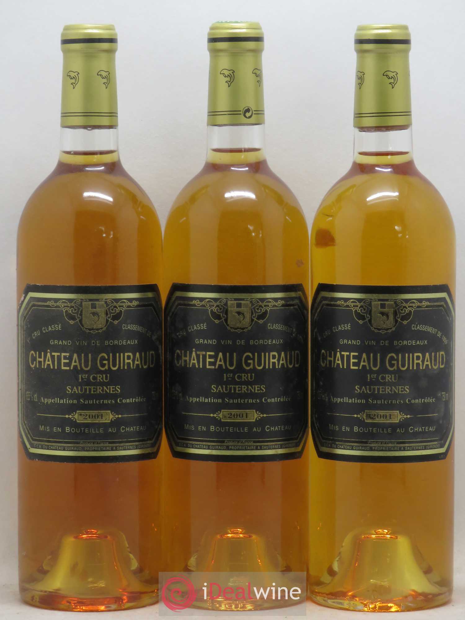 Château Guiraud 1er Grand Cru Classé 2001 - Lotto di 6 bottiglie - 2