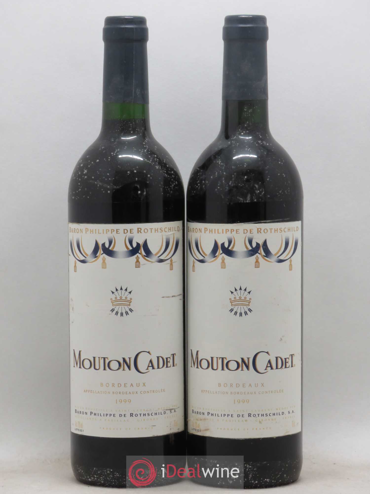 Château Mouton Cadet 1999 - Lot de 2 bouteilles - 0