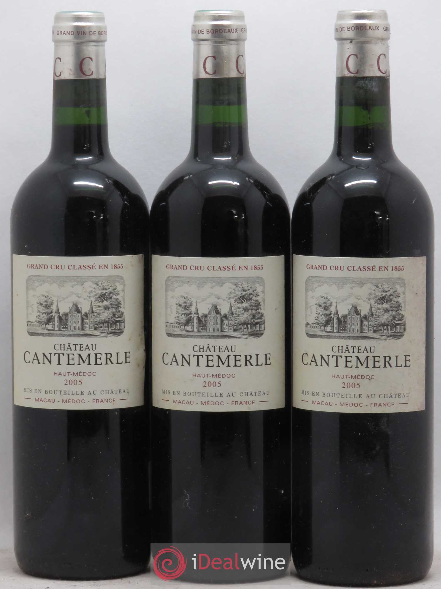Château Cantemerle 5ème Grand Cru Classé 2005 - Lot de 6 bouteilles - 1
