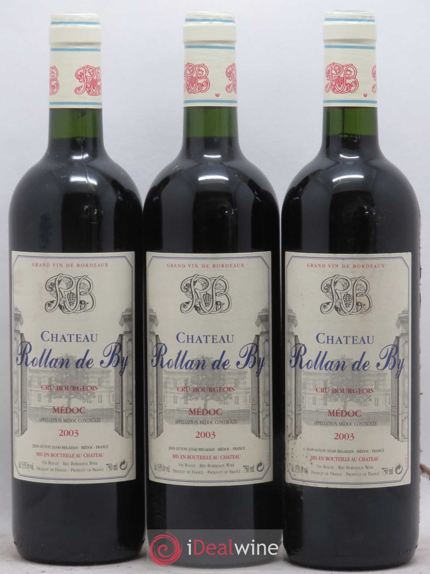 Château Rollan de By Cru Bourgeois 2003 - Lot de 6 bouteilles - 2