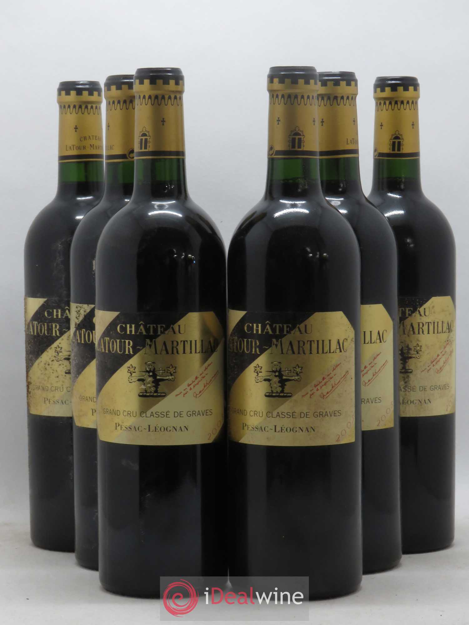 Château Latour-Martillac Cru Classé de Graves 2005 - Lot de 6 bouteilles - 0