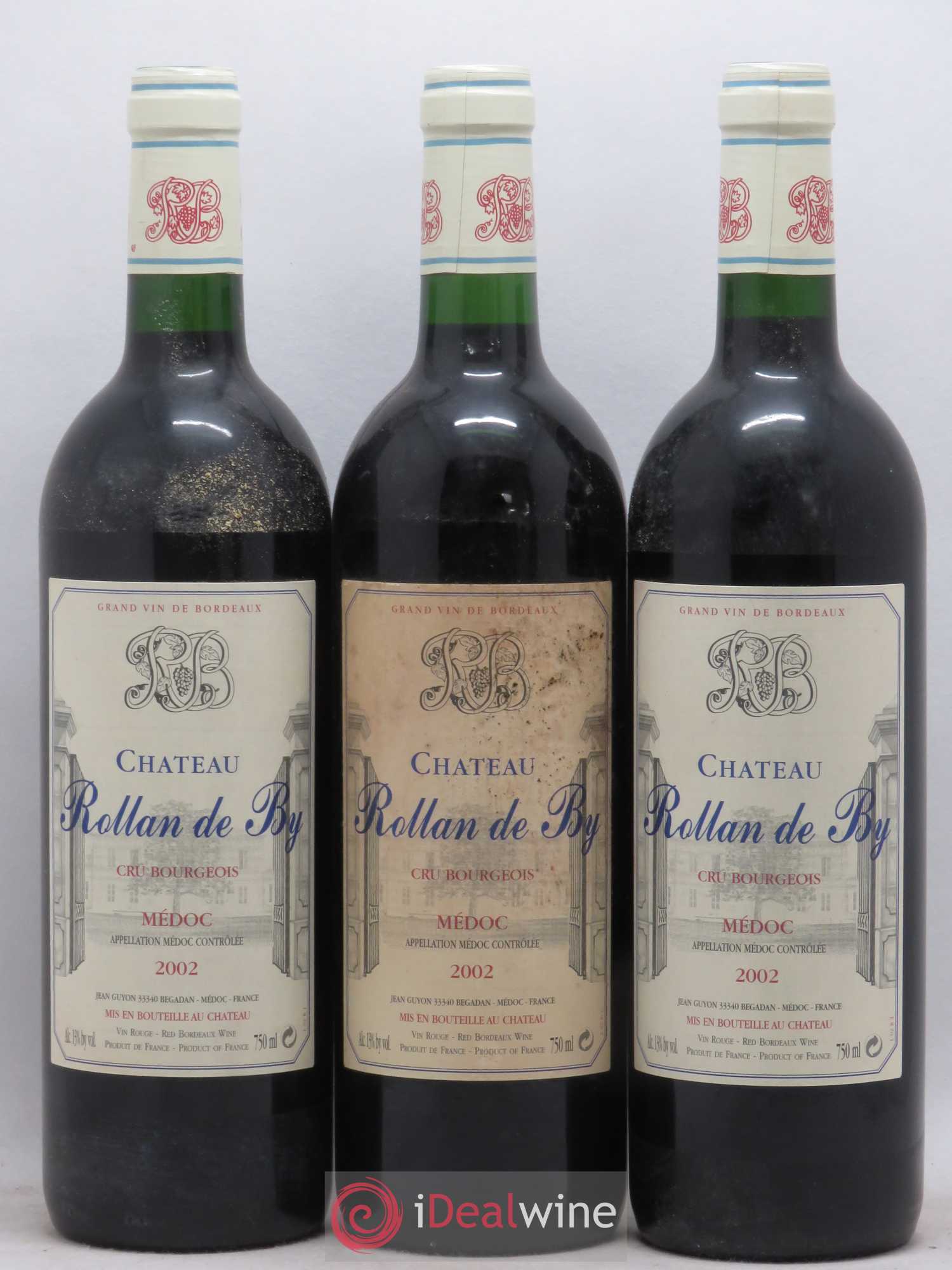 Château Rollan de By Cru Bourgeois 2002 - Lot de 6 bouteilles - 2