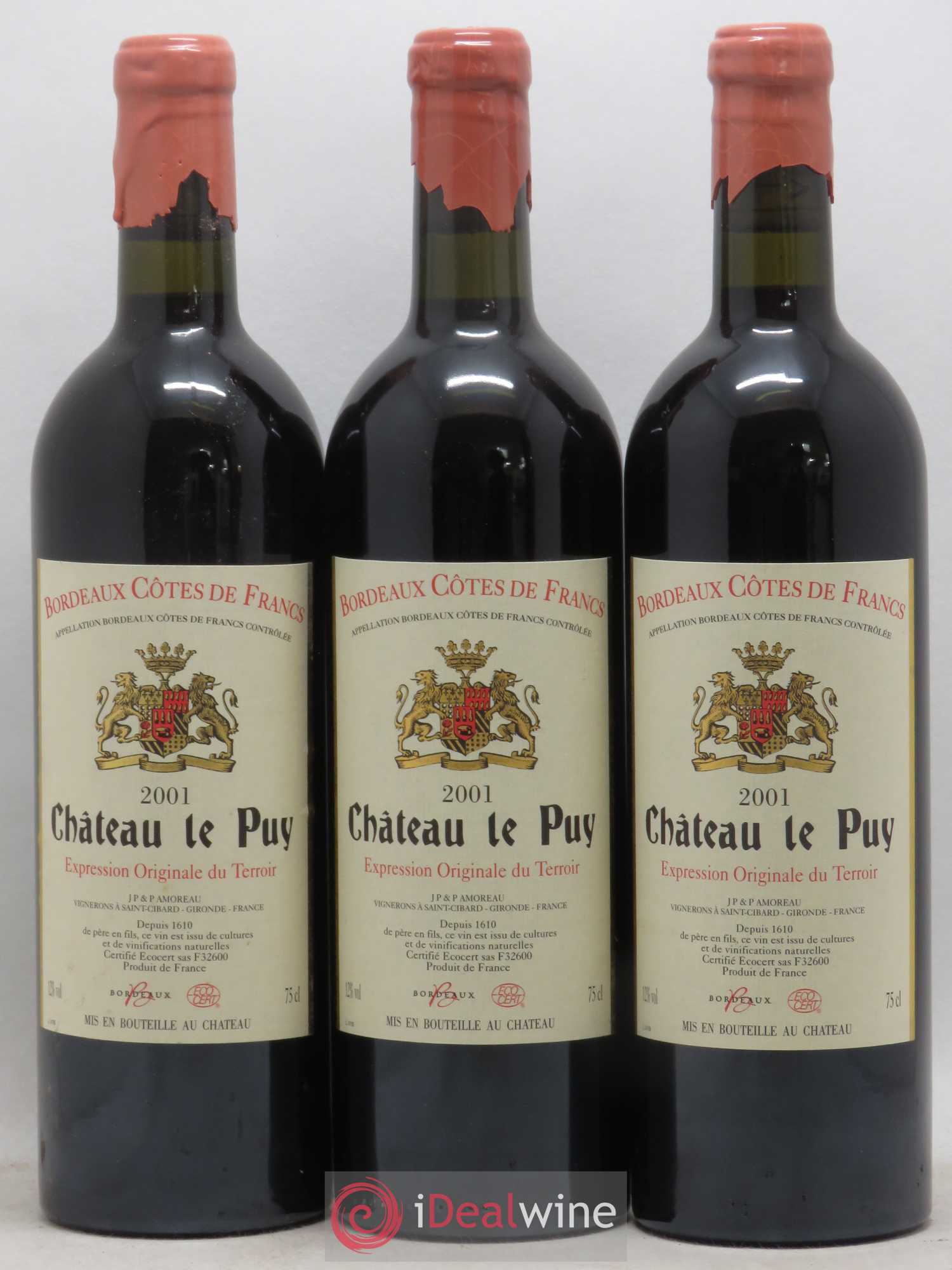 Château Le Puy 2001 - Lot de 6 bouteilles - 2